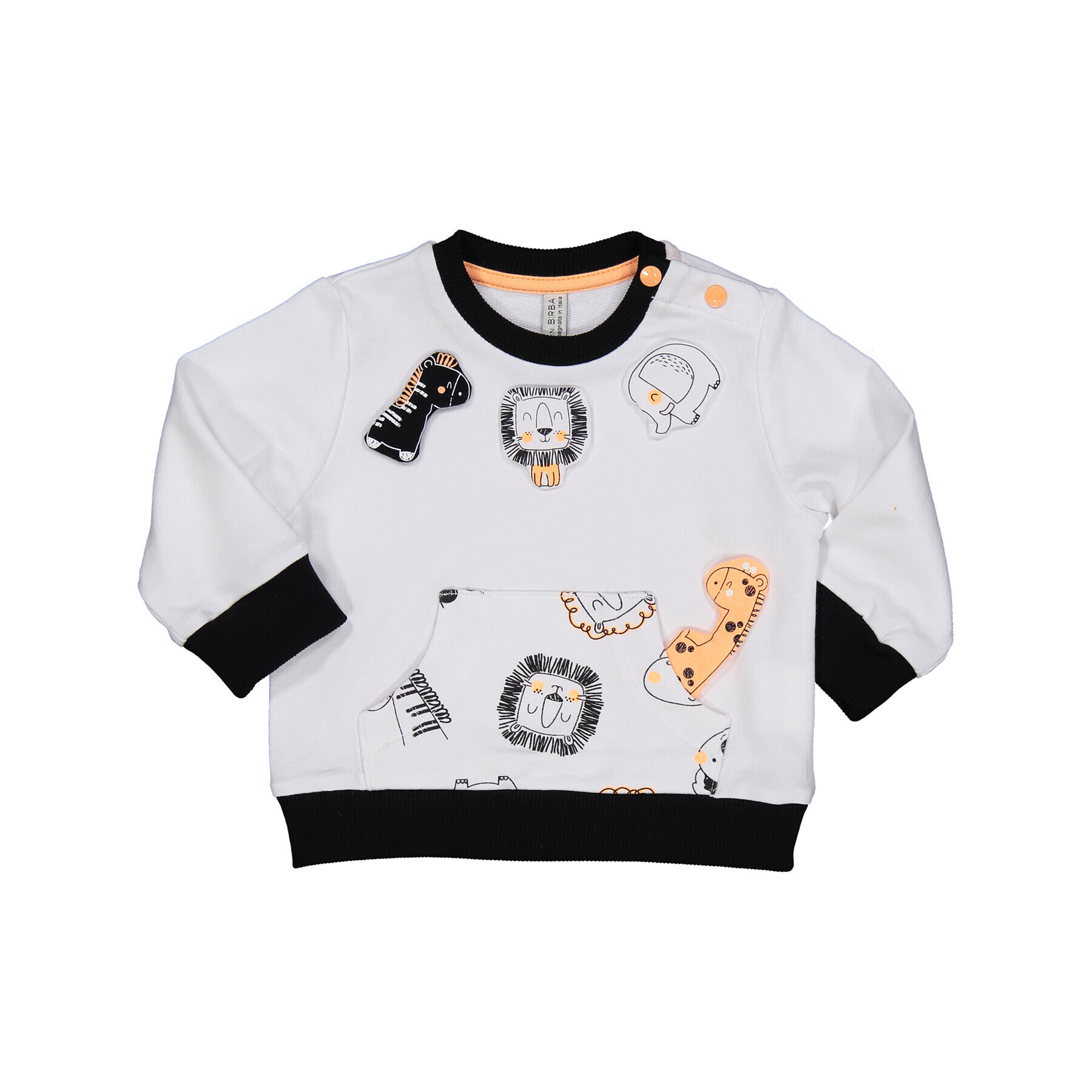 Birba Trybeyond Суитшърт 999 66806 00 Бял Regular Fit - Pepit.bg