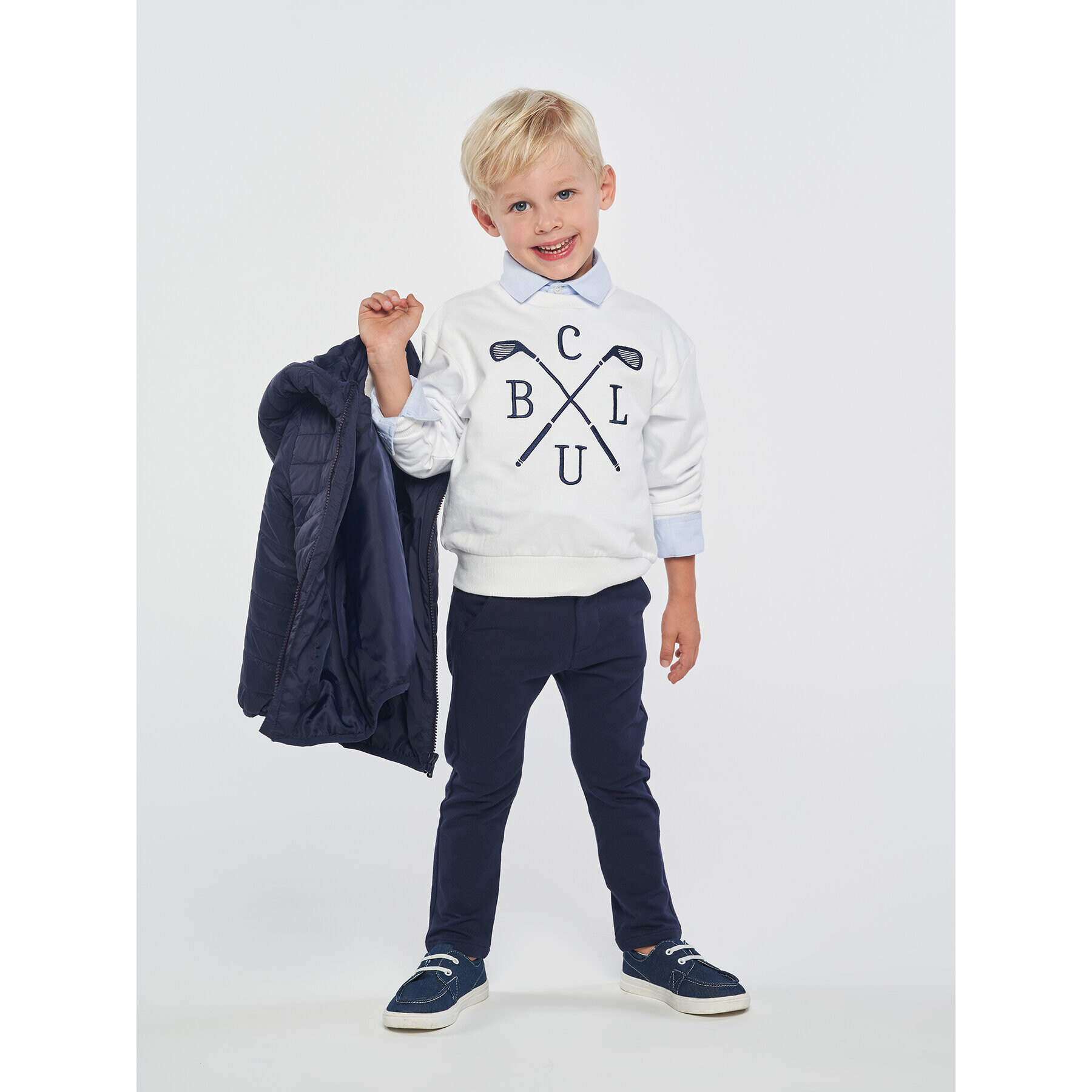 Birba Trybeyond Суитшърт 999 66942 00 M Бял Regular Fit - Pepit.bg