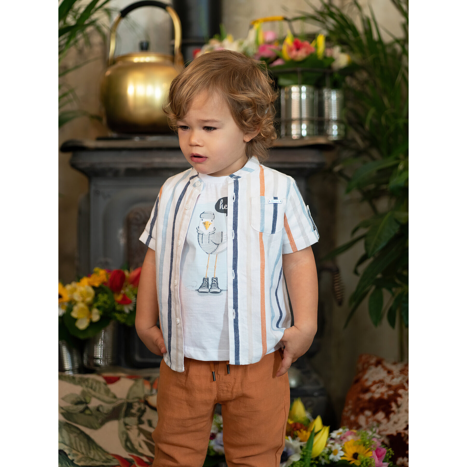 Birba Trybeyond Тишърт 999 64101 00 M Бял Regular Fit - Pepit.bg