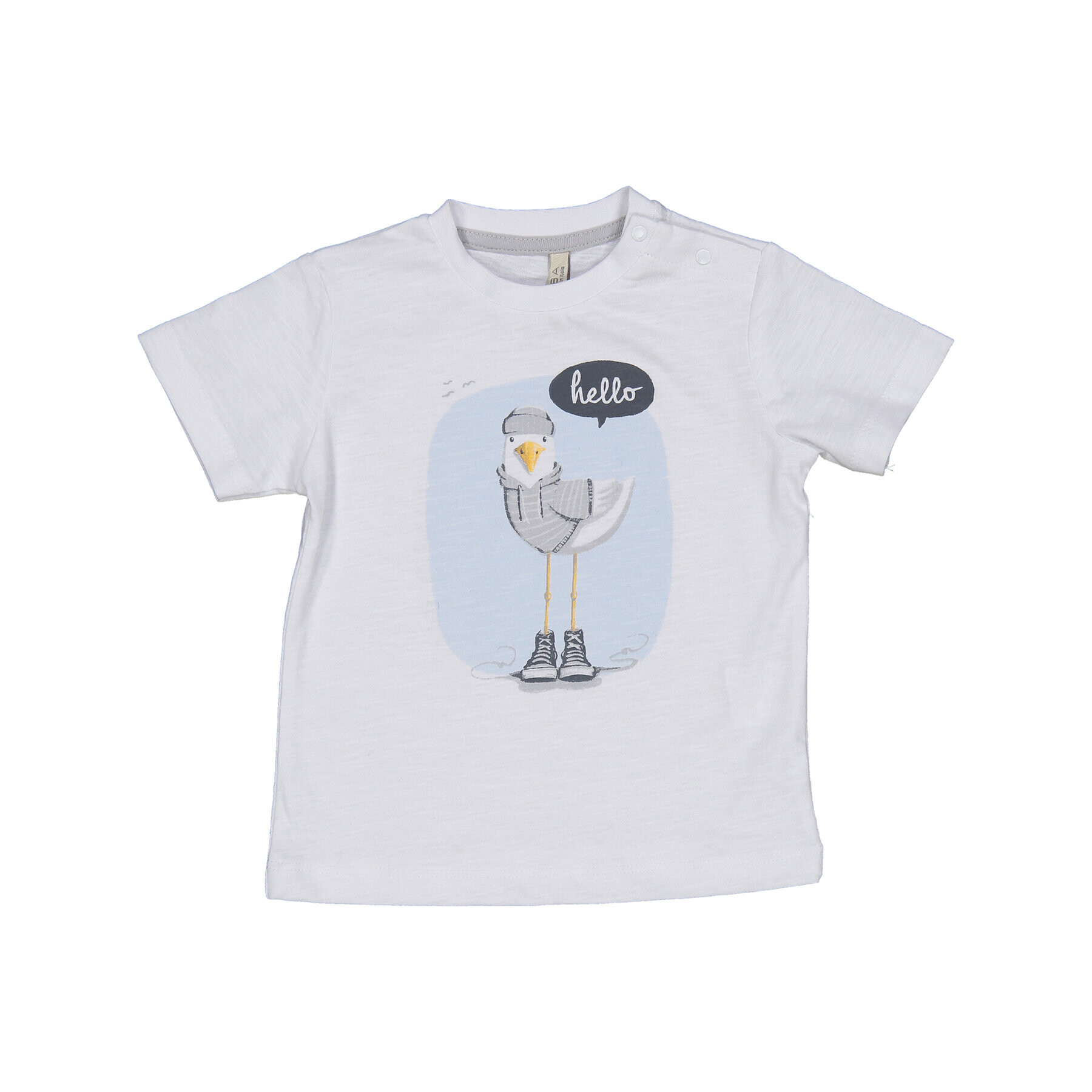Birba Trybeyond Тишърт 999 64101 00 M Бял Regular Fit - Pepit.bg