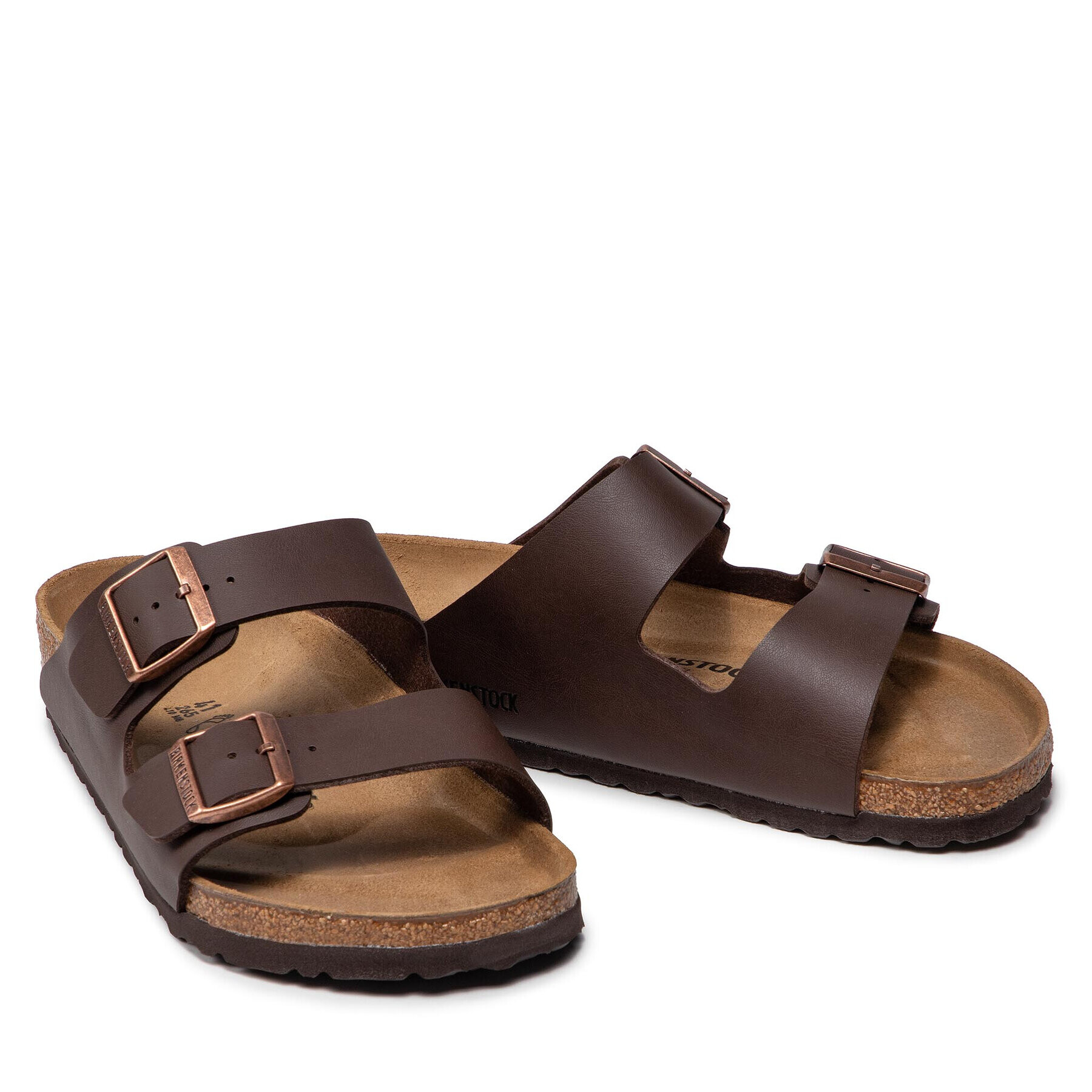Birkenstock Чехли Arizona 0051701 Кафяв - Pepit.bg