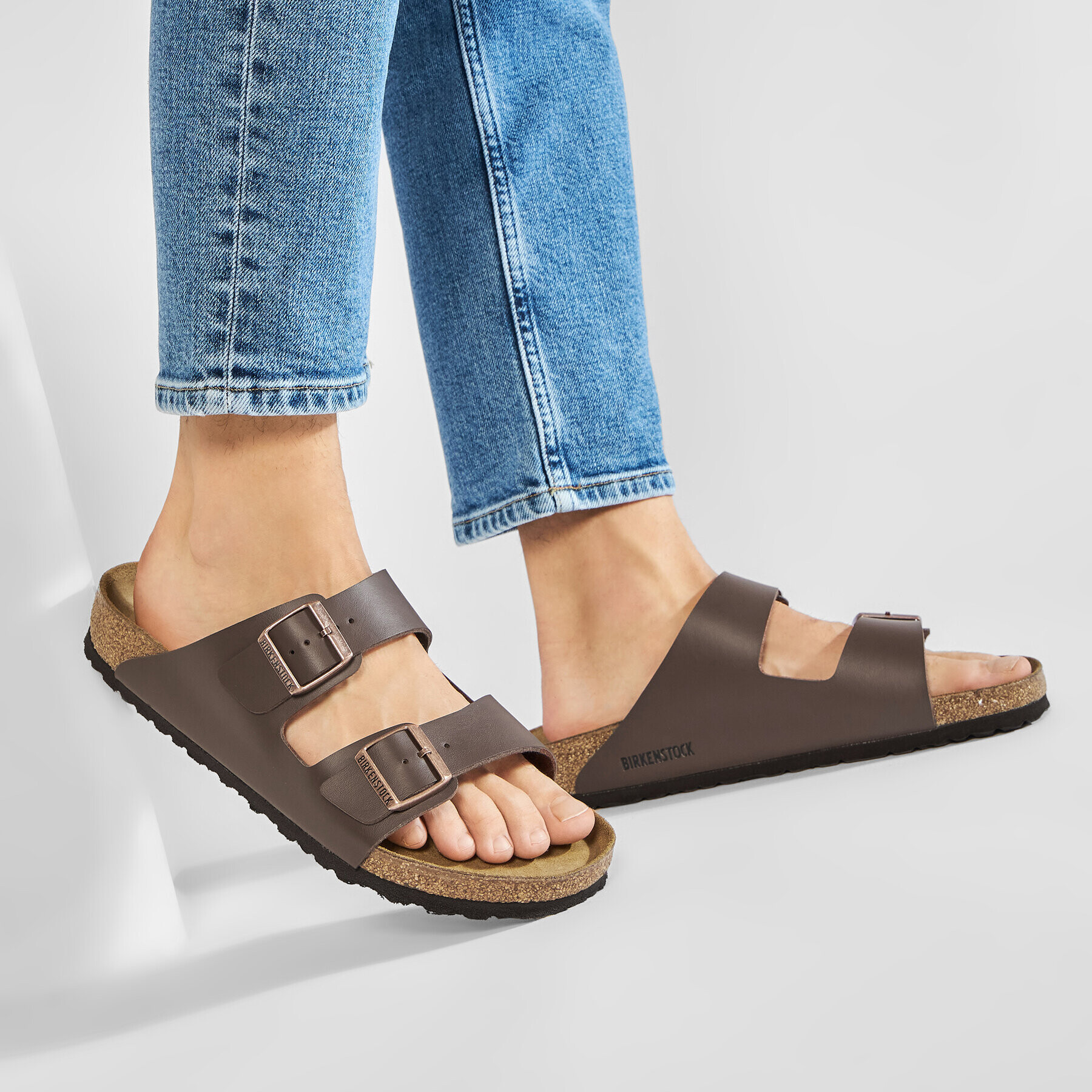 Birkenstock Чехли Arizona 0051701 Кафяв - Pepit.bg