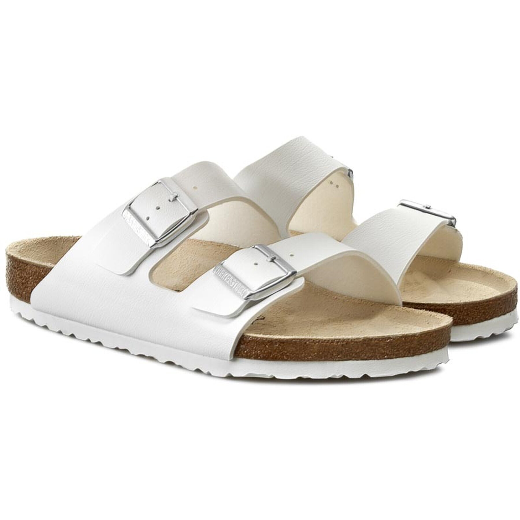 Birkenstock Чехли Arizona 0051731 Бял - Pepit.bg