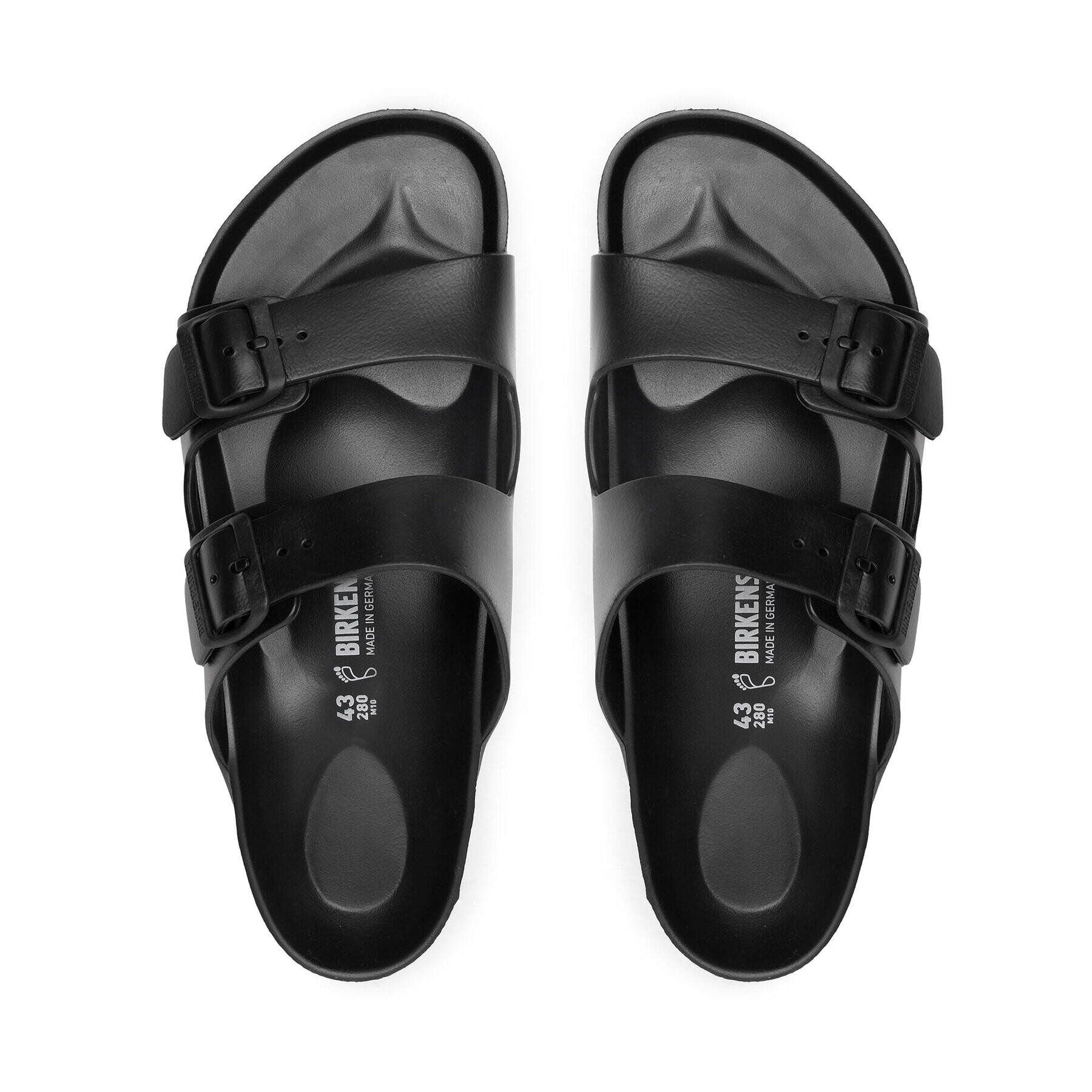 Birkenstock Чехли Arizona 0129421 Черен - Pepit.bg