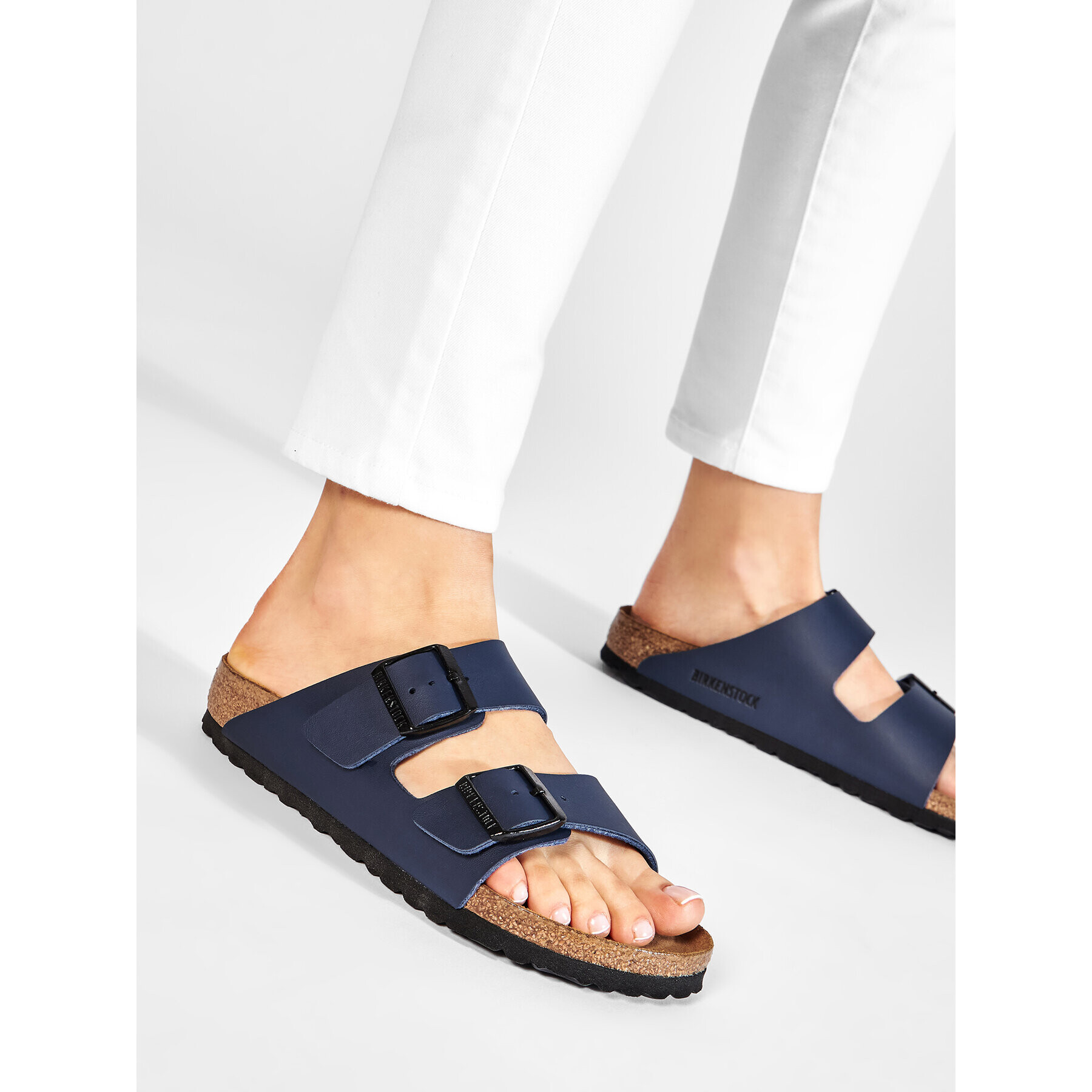 Birkenstock Чехли Arizona 051063 Син - Pepit.bg