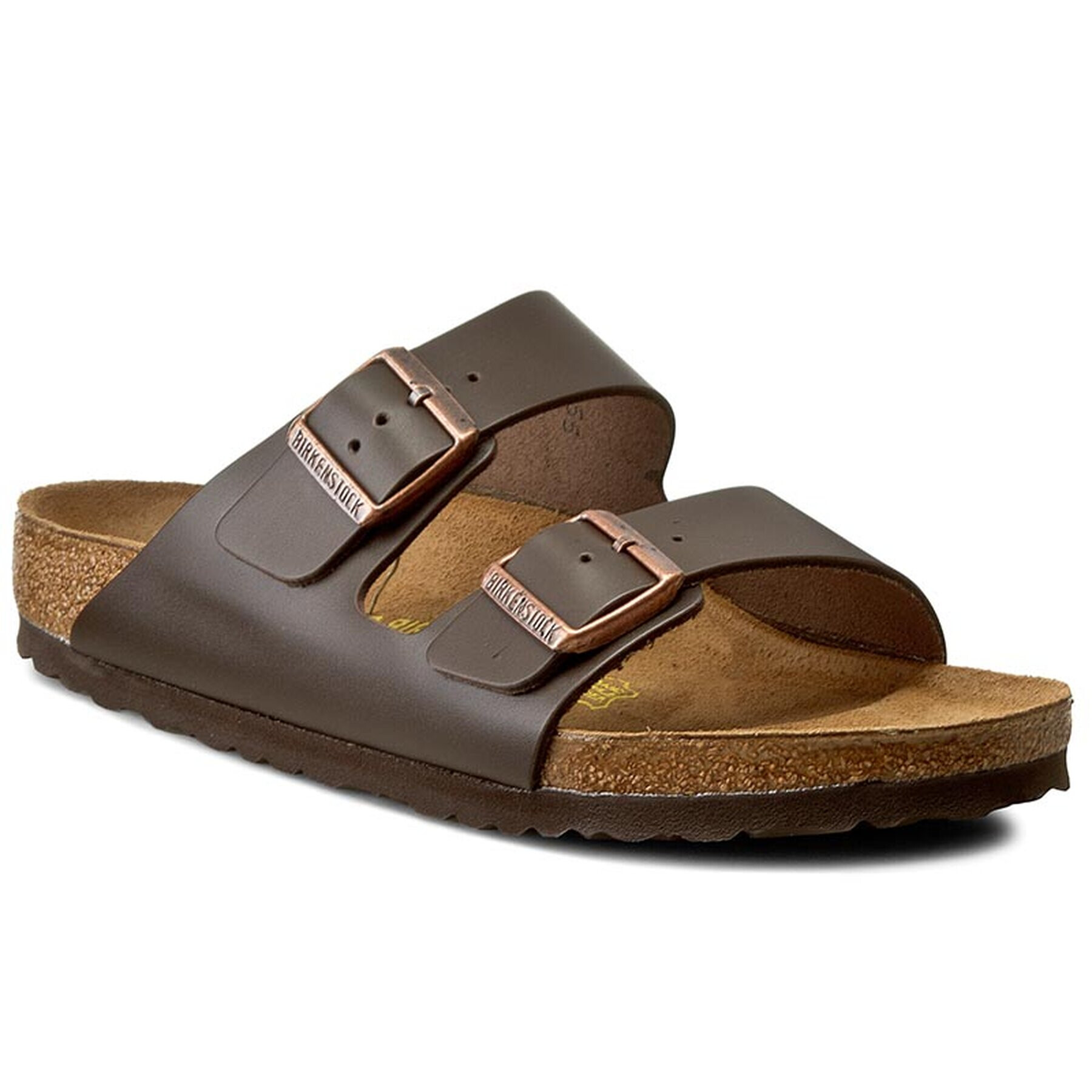 Birkenstock Чехли Arizona 051101 Кафяв - Pepit.bg