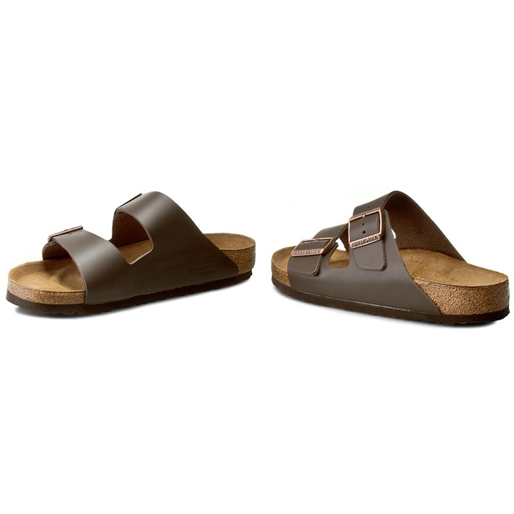 Birkenstock Чехли Arizona 051101 Кафяв - Pepit.bg