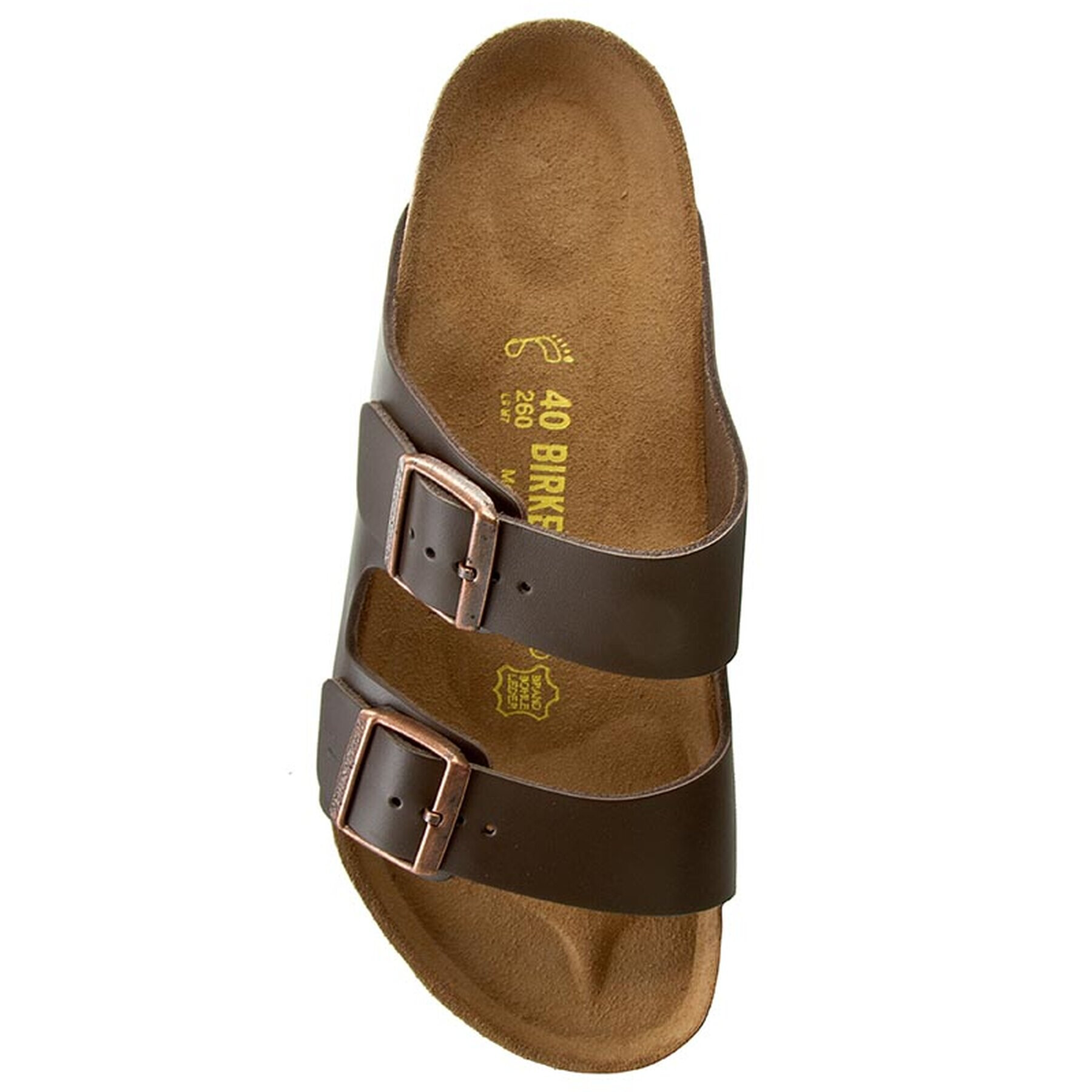 Birkenstock Чехли Arizona 051101 Кафяв - Pepit.bg