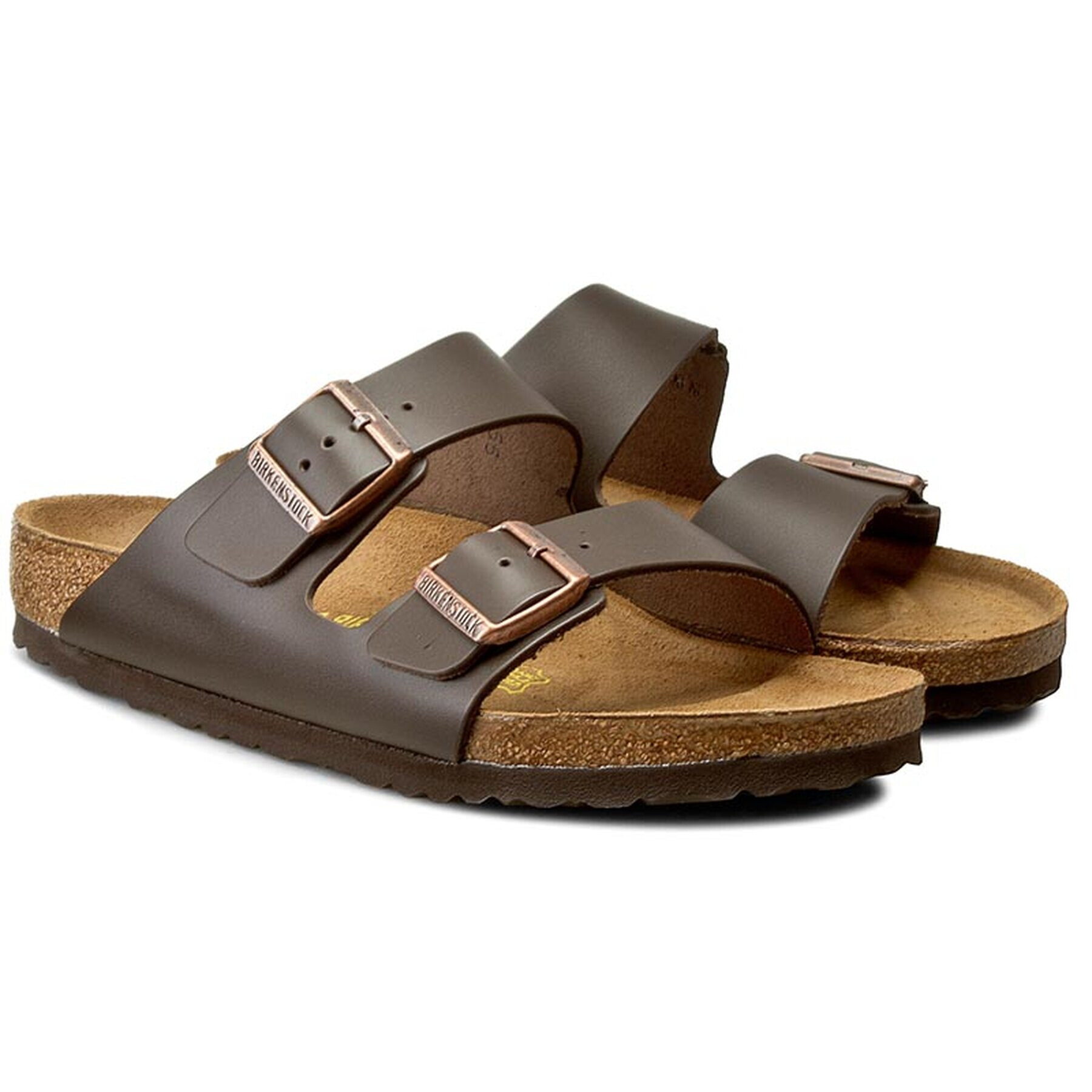 Birkenstock Чехли Arizona 051101 Кафяв - Pepit.bg