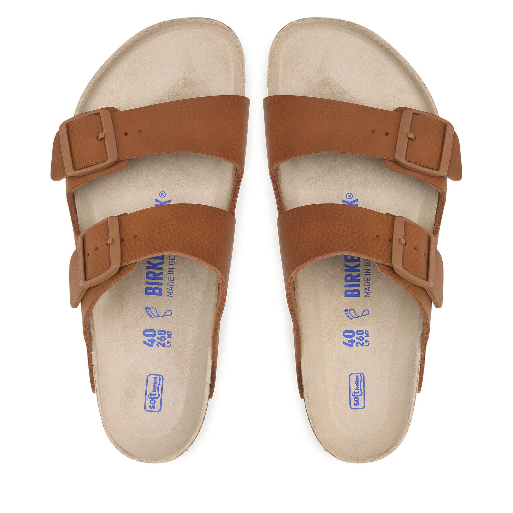 Birkenstock Чехли Arizona 1020442 Кафяв - Pepit.bg
