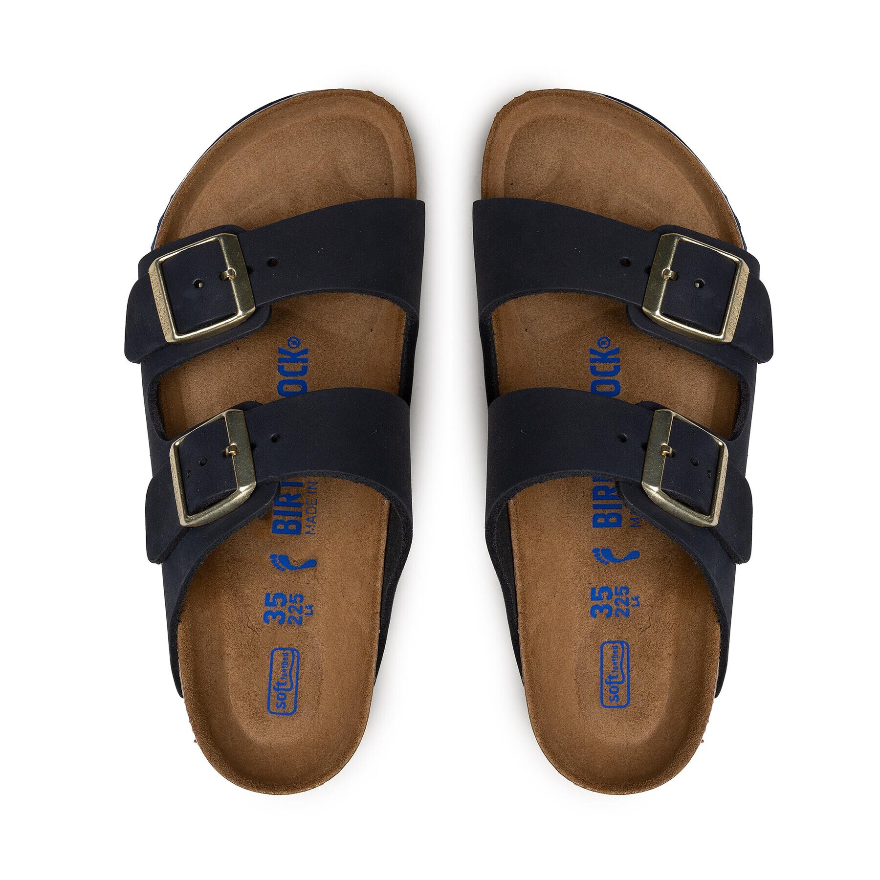 Birkenstock Чехли Arizona 1020587 Тъмносин - Pepit.bg