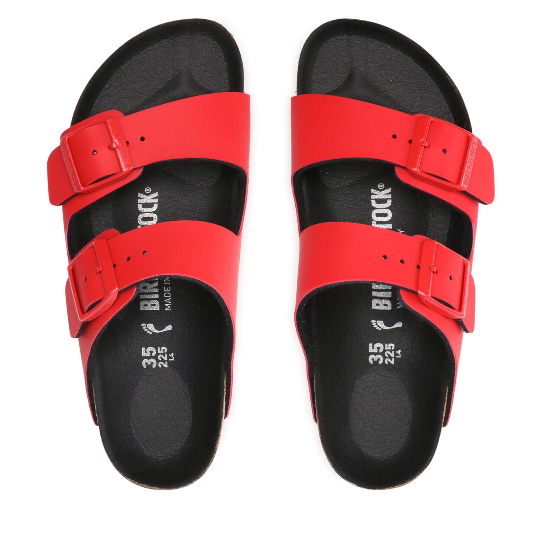Birkenstock Чехли Arizona 1022389 Червен - Pepit.bg