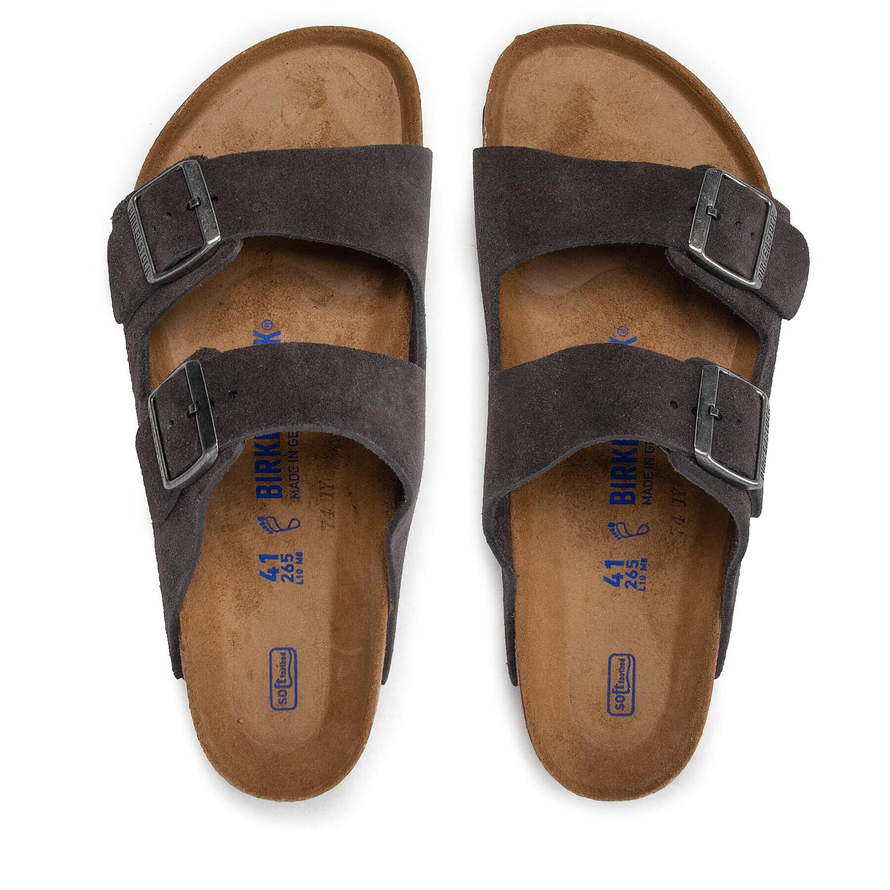 Birkenstock Чехли Arizona Bs 0552321 Сив - Pepit.bg