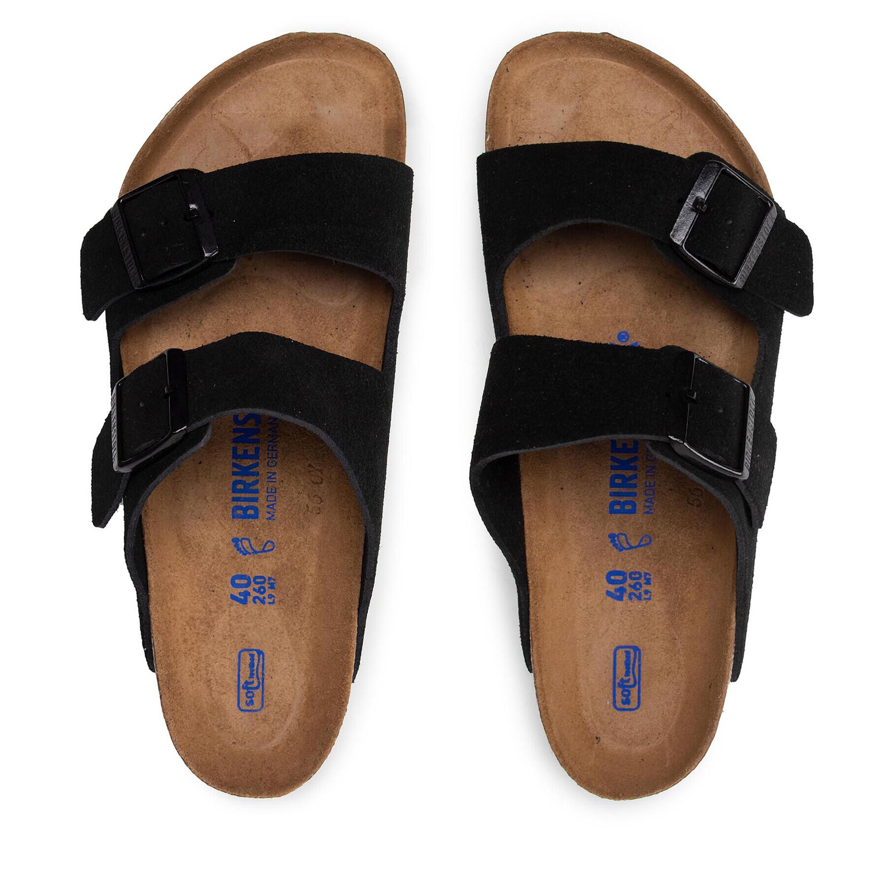 Birkenstock Чехли Arizona Bs 0951321 Черен - Pepit.bg
