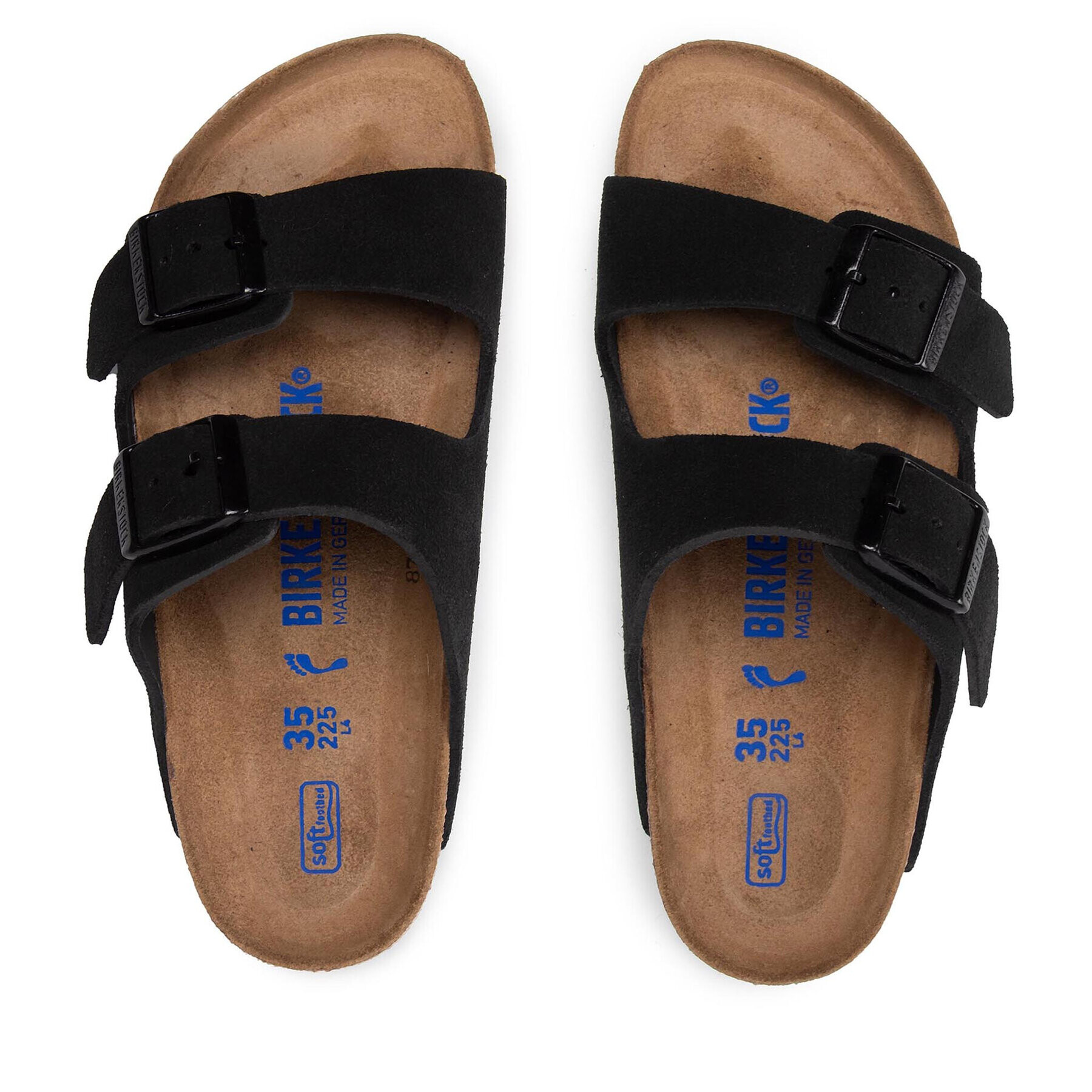Birkenstock Чехли Arizona Bs 0951323 Черен - Pepit.bg