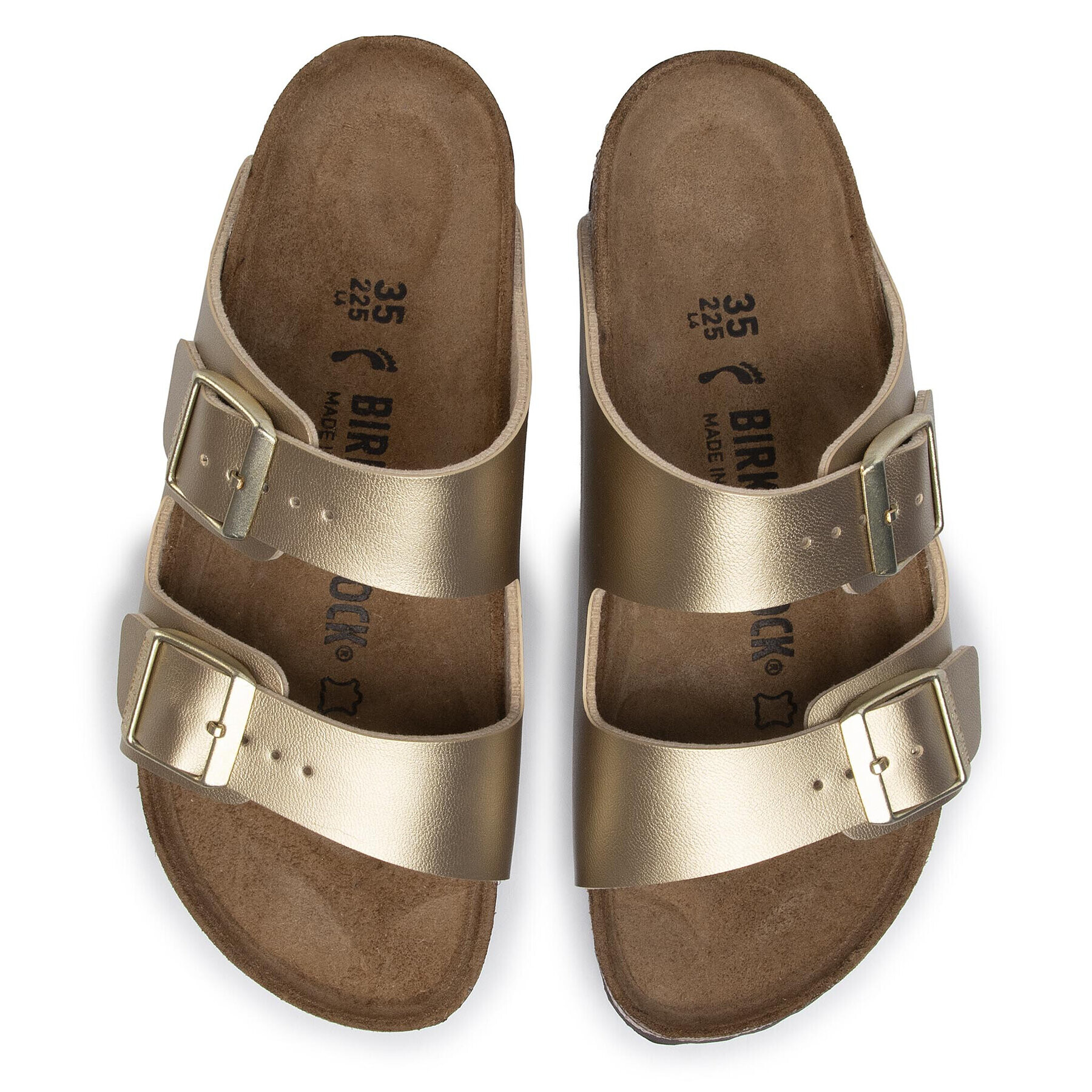 Birkenstock Чехли Arizona Bs 1016111 Златист - Pepit.bg