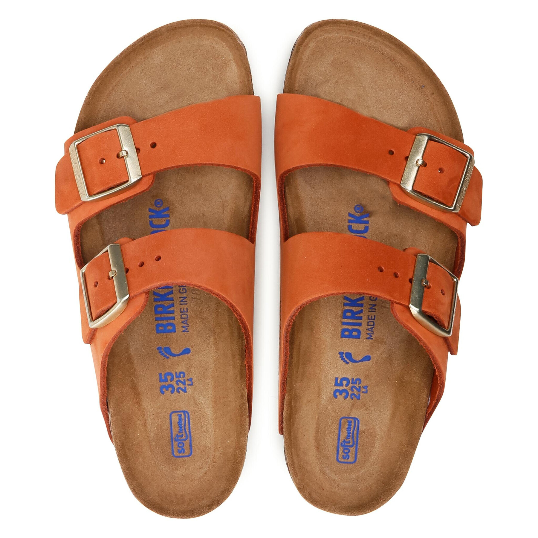 Birkenstock Чехли Arizona BS 1019042 Оранжев - Pepit.bg