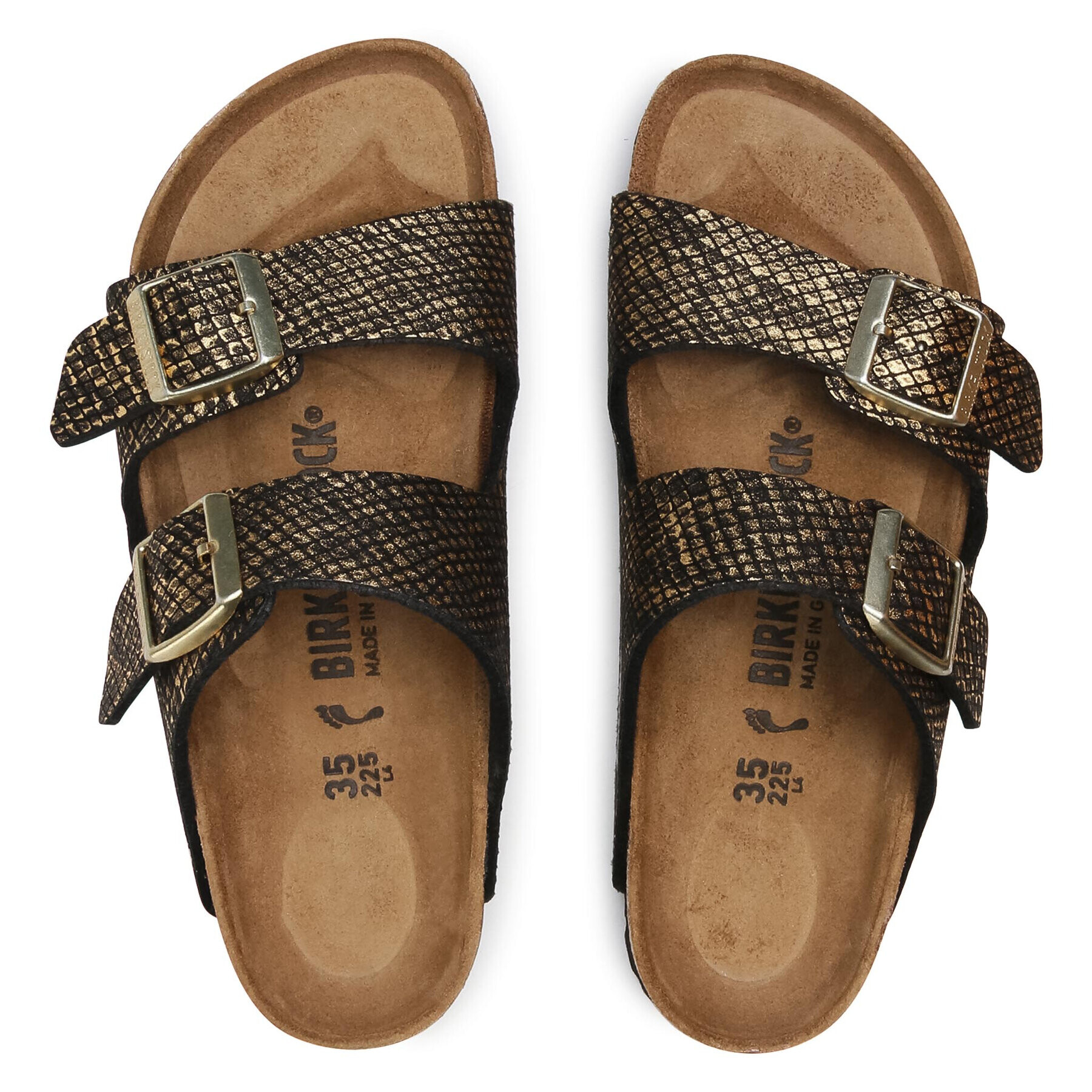 Birkenstock Чехли Arizona BS 1019372 Златист - Pepit.bg