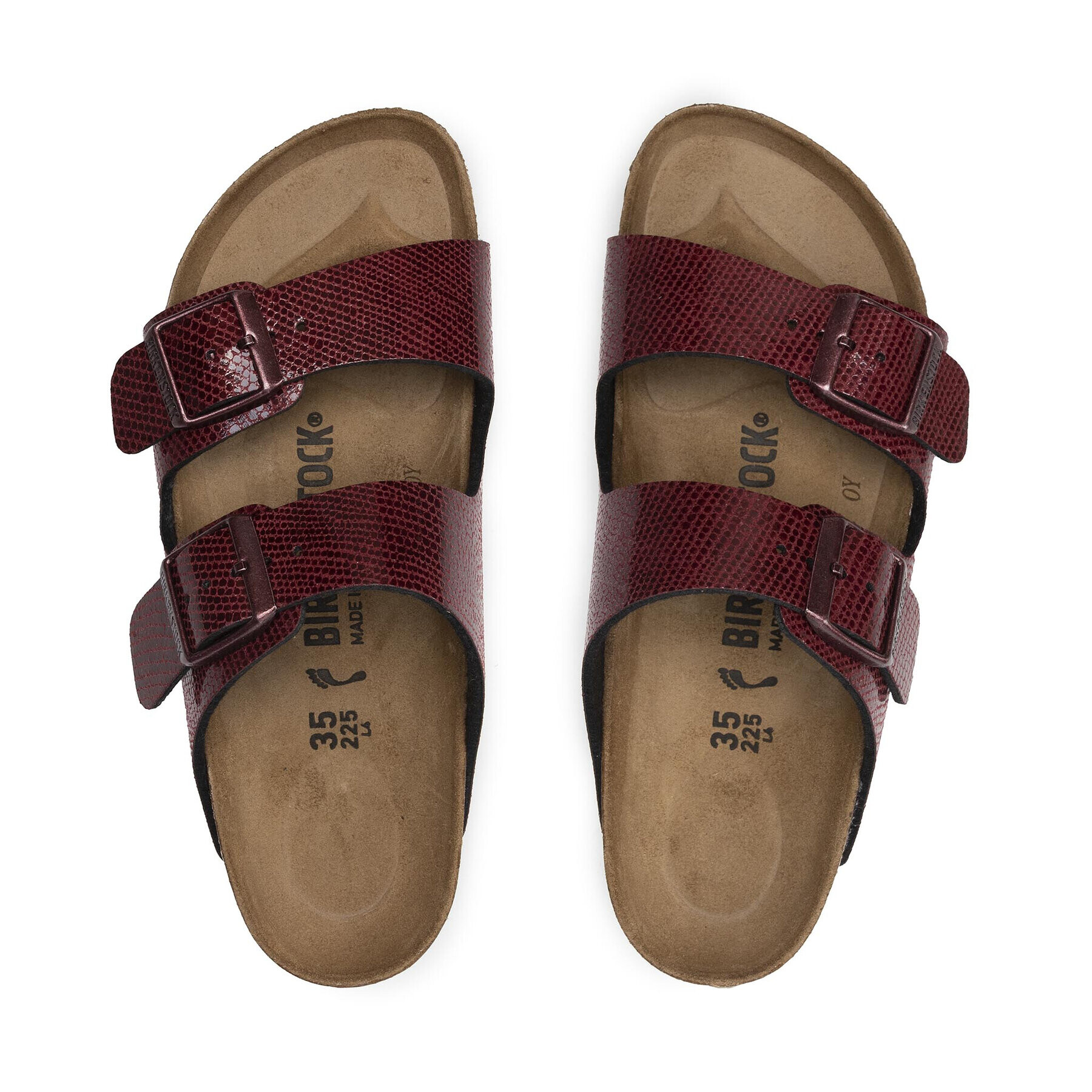 Birkenstock Чехли Arizona Bs 1020122 Бордо - Pepit.bg