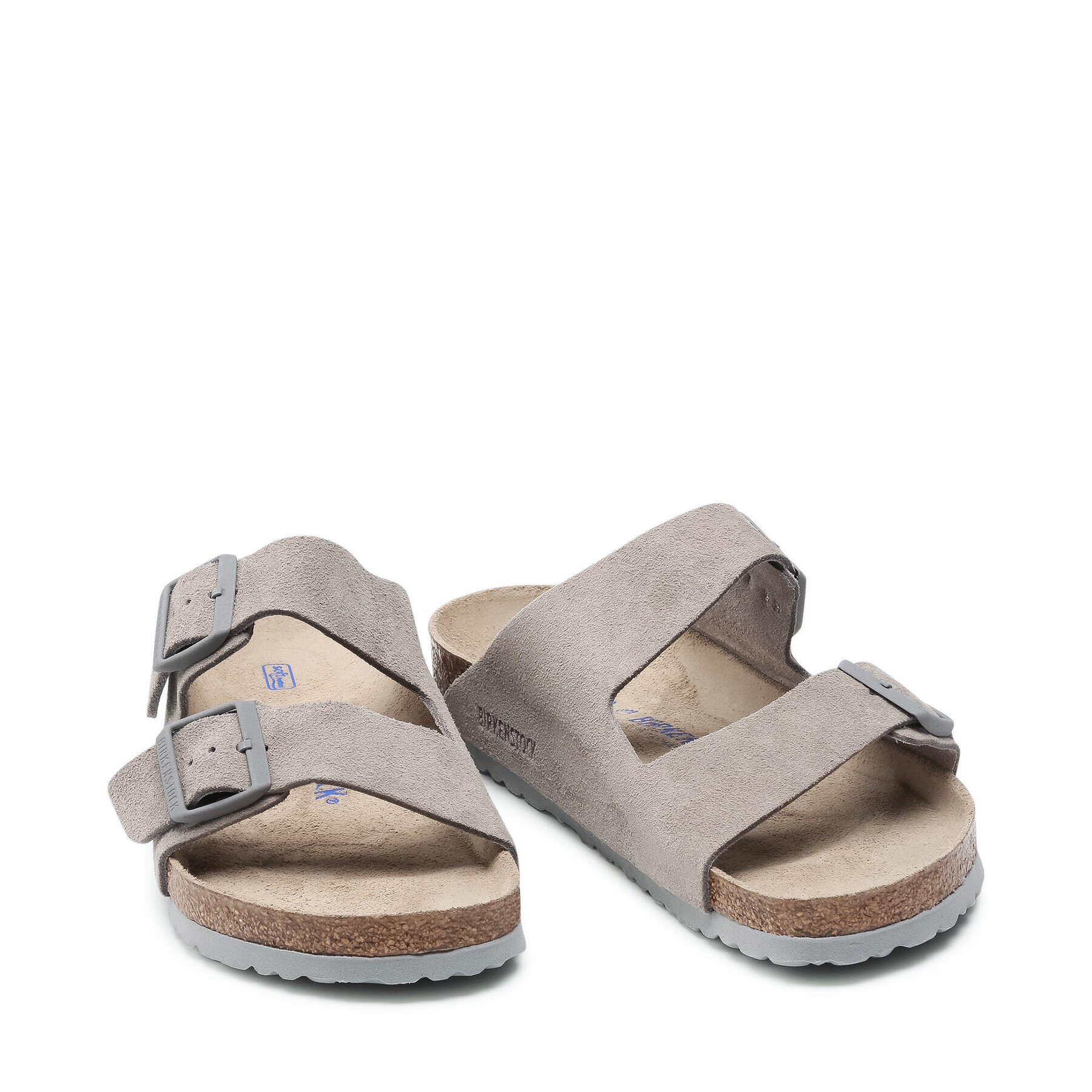 Birkenstock Чехли Arizona Bs 1020507 Сив - Pepit.bg