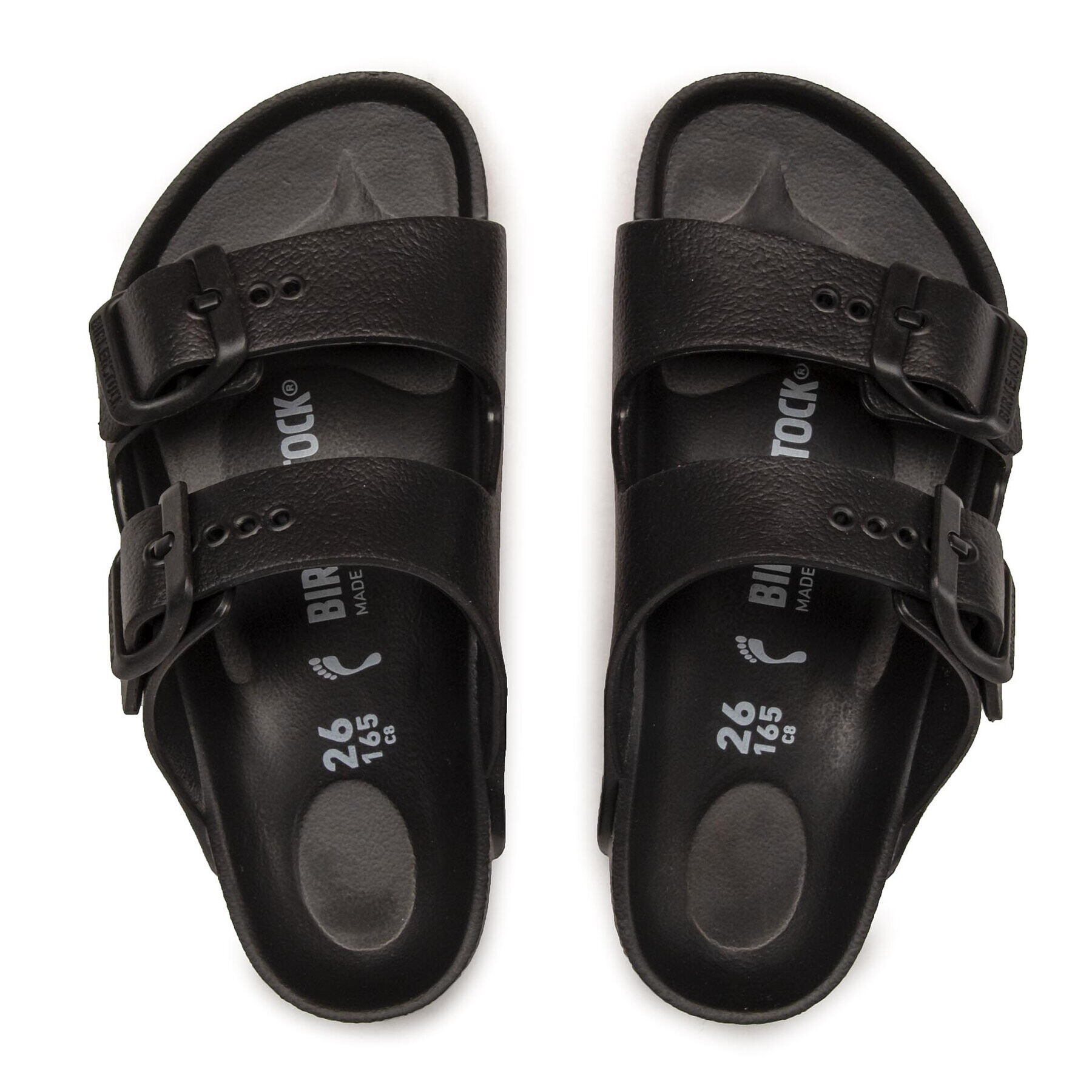 Birkenstock Чехли Arizona Eva 1018924 Черен - Pepit.bg