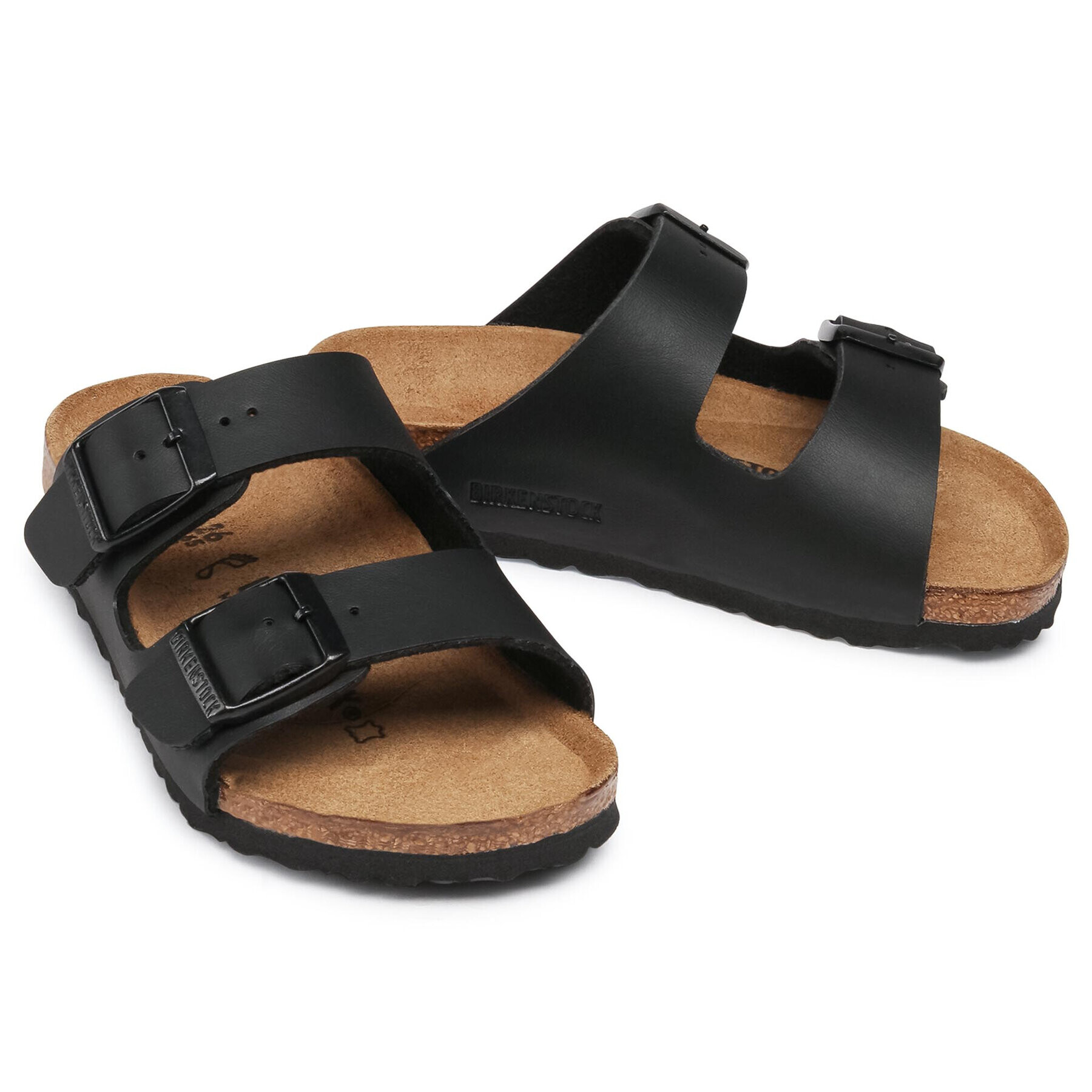 Birkenstock Чехли Arizona Kids 1005127 Черен - Pepit.bg