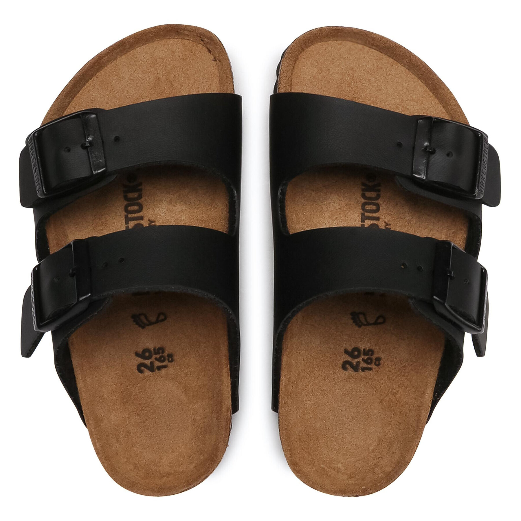 Birkenstock Чехли Arizona Kids 1005127 Черен - Pepit.bg