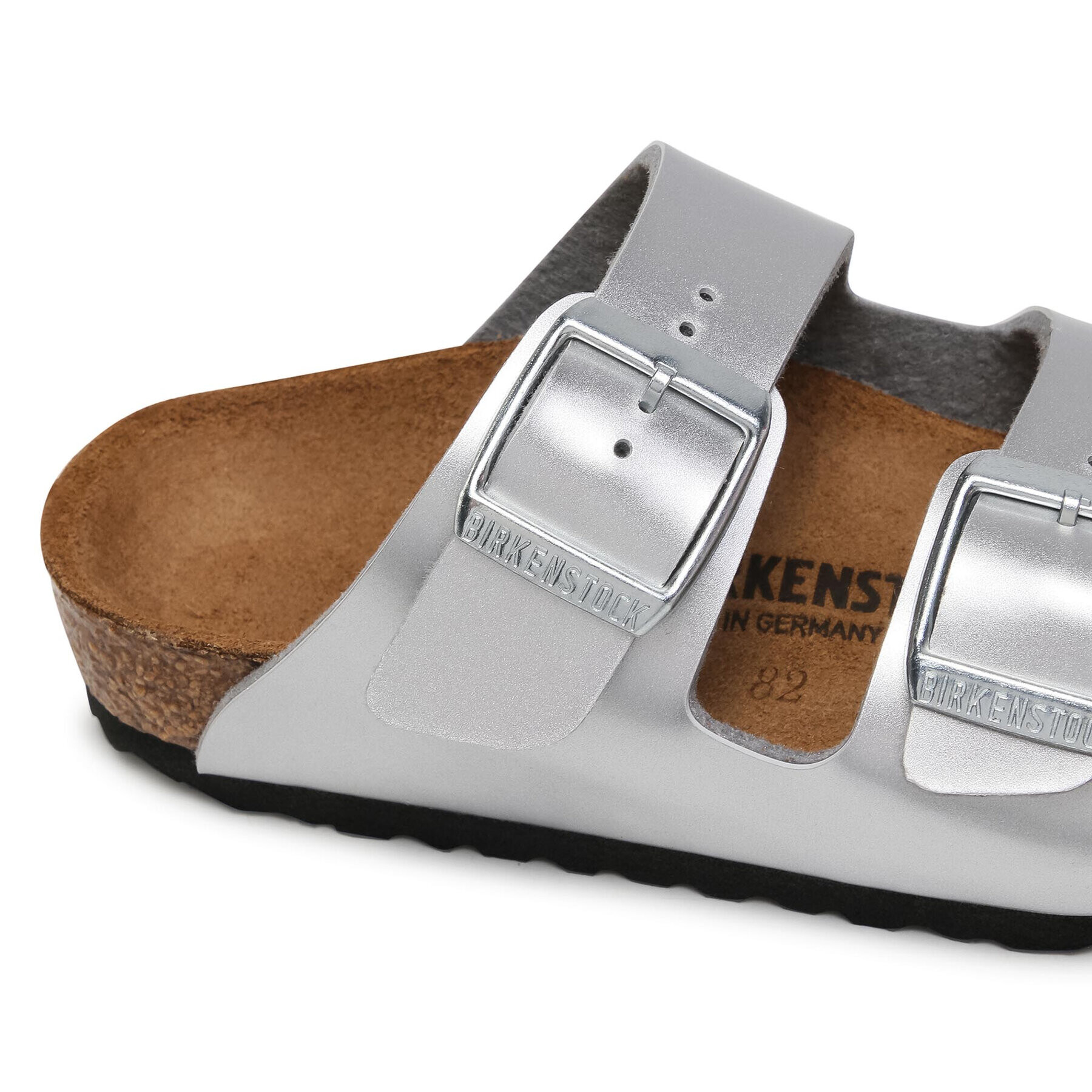 Birkenstock Чехли Arizona Kids 1019400 Сребрист - Pepit.bg