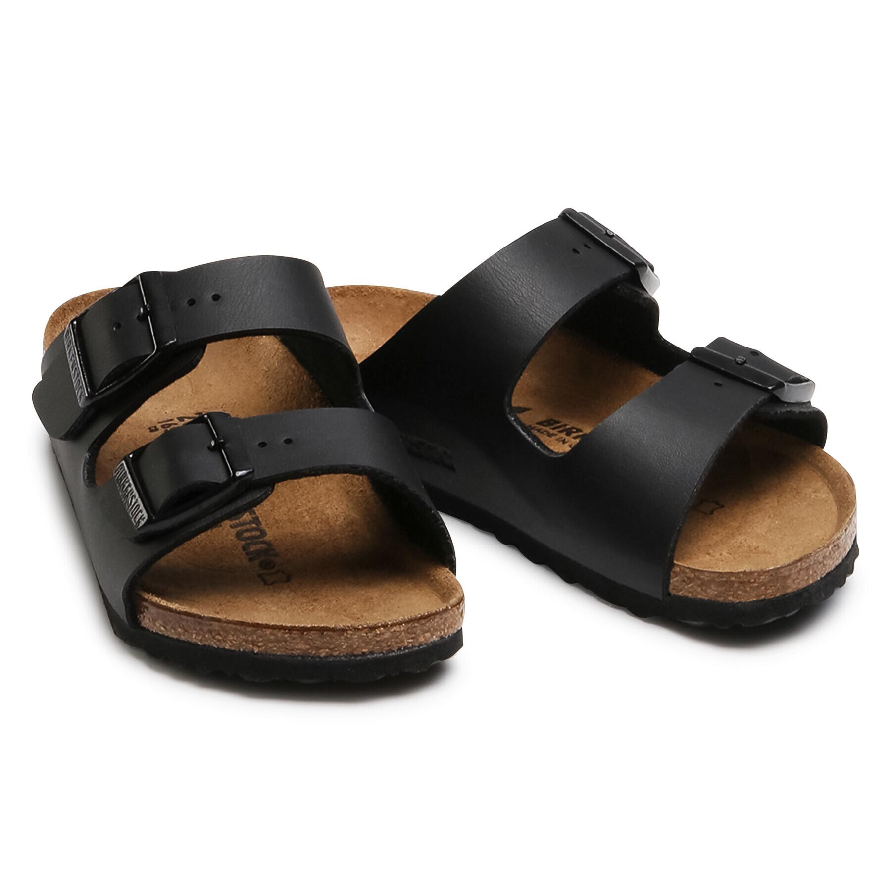 Birkenstock Чехли Arizona Kids 555123 Черен - Pepit.bg