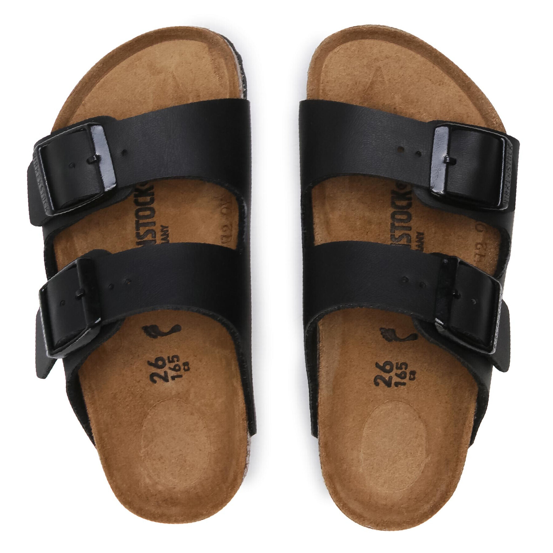 Birkenstock Чехли Arizona Kids 555123 Черен - Pepit.bg