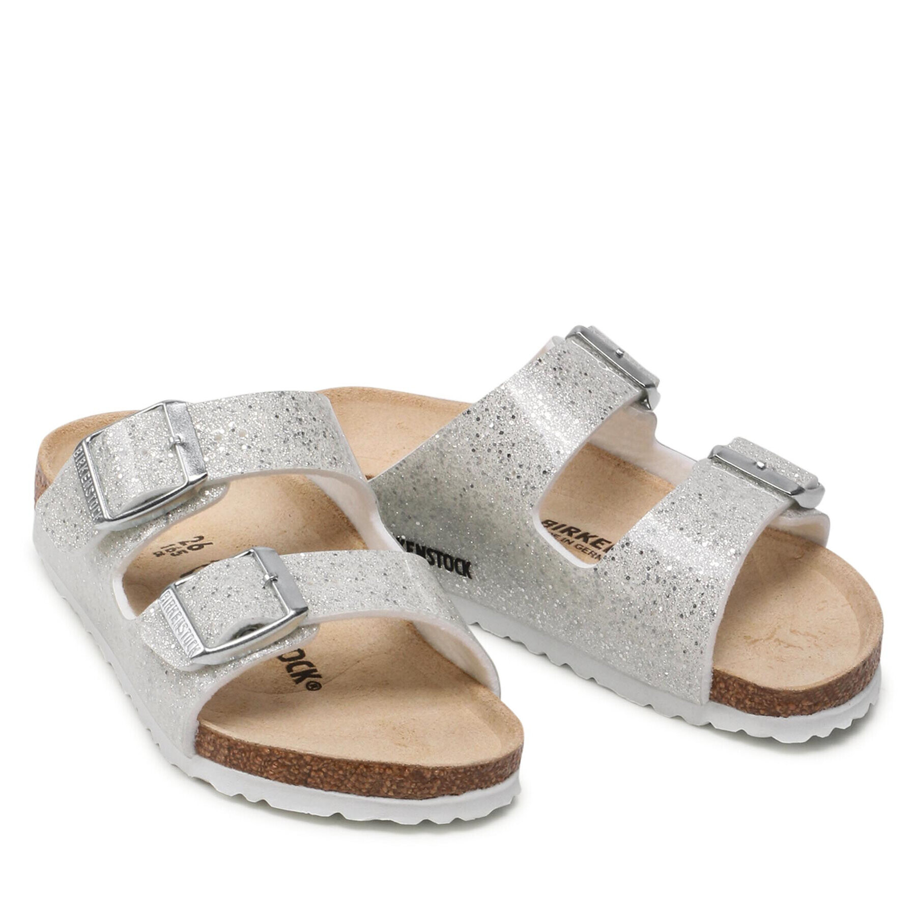 Birkenstock Чехли Arizona Kids Bs 1022230 Сребрист - Pepit.bg