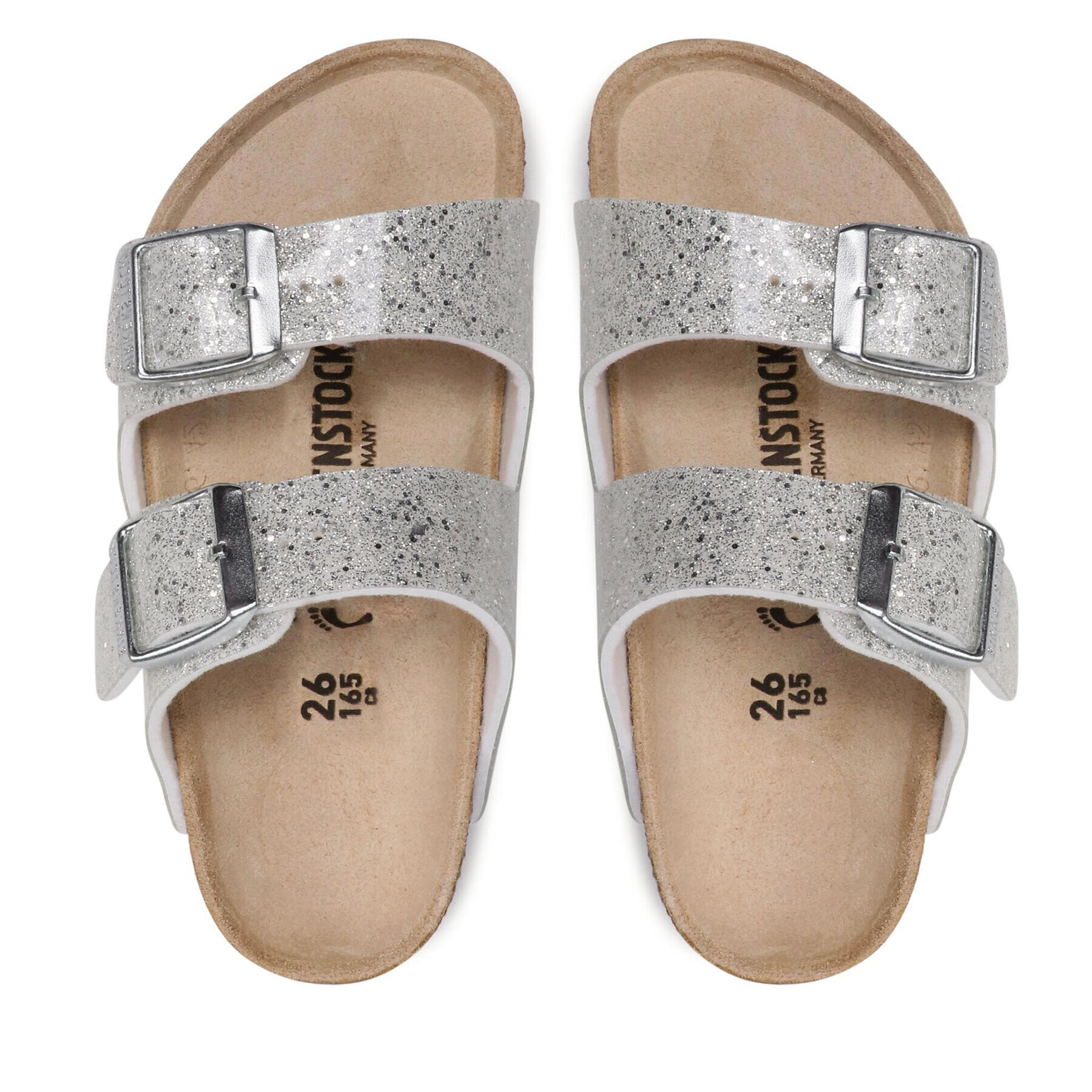 Birkenstock Чехли Arizona Kids Bs 1022230 Сребрист - Pepit.bg