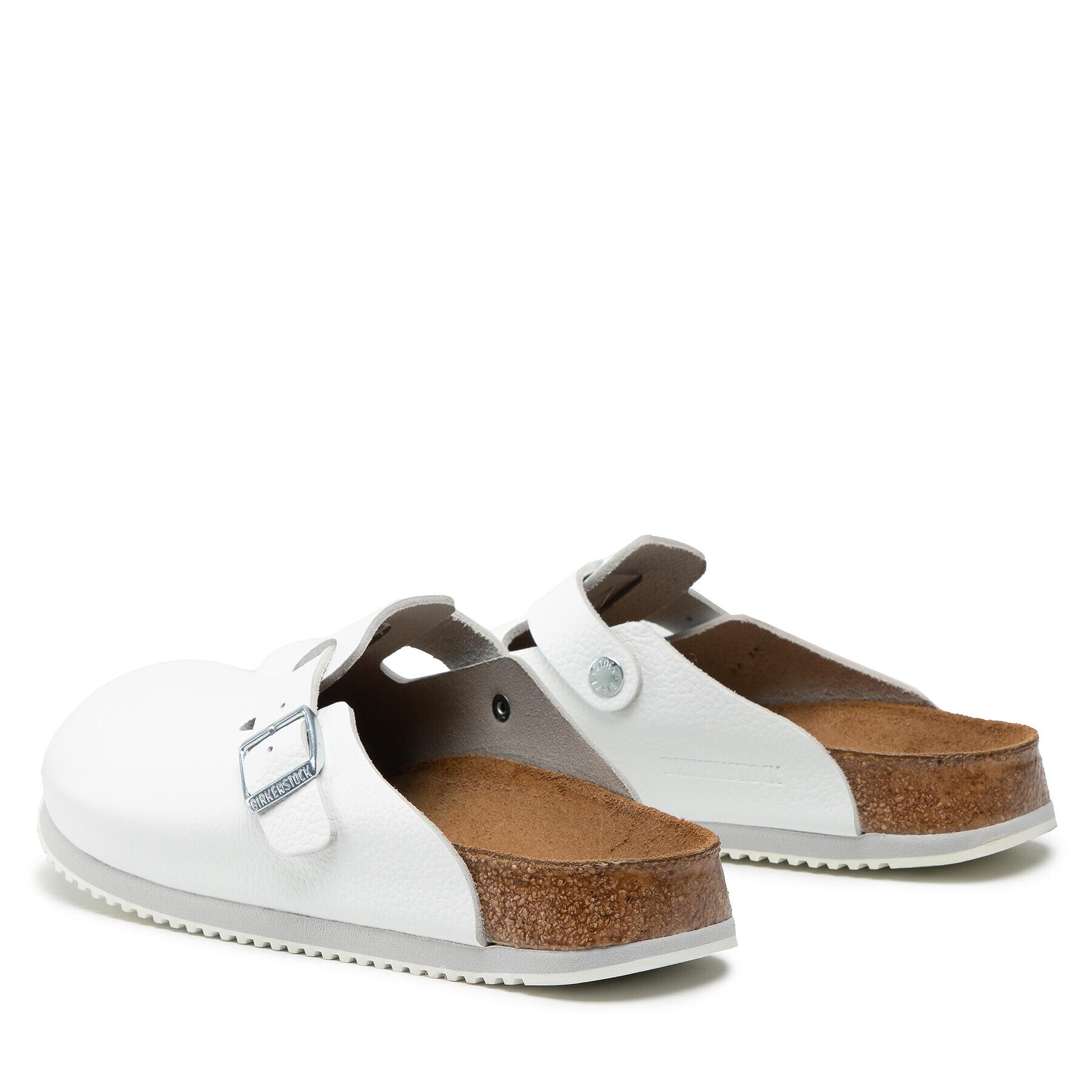 Birkenstock Чехли Boston Bs 0060134 Бял - Pepit.bg
