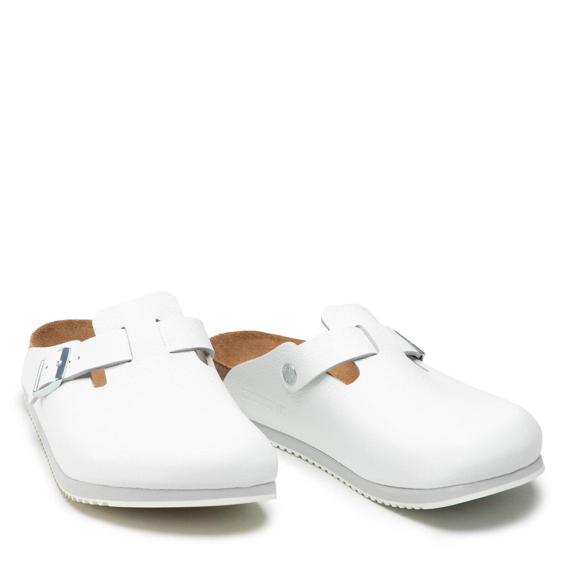 Birkenstock Чехли Boston Bs 0060134 Бял - Pepit.bg
