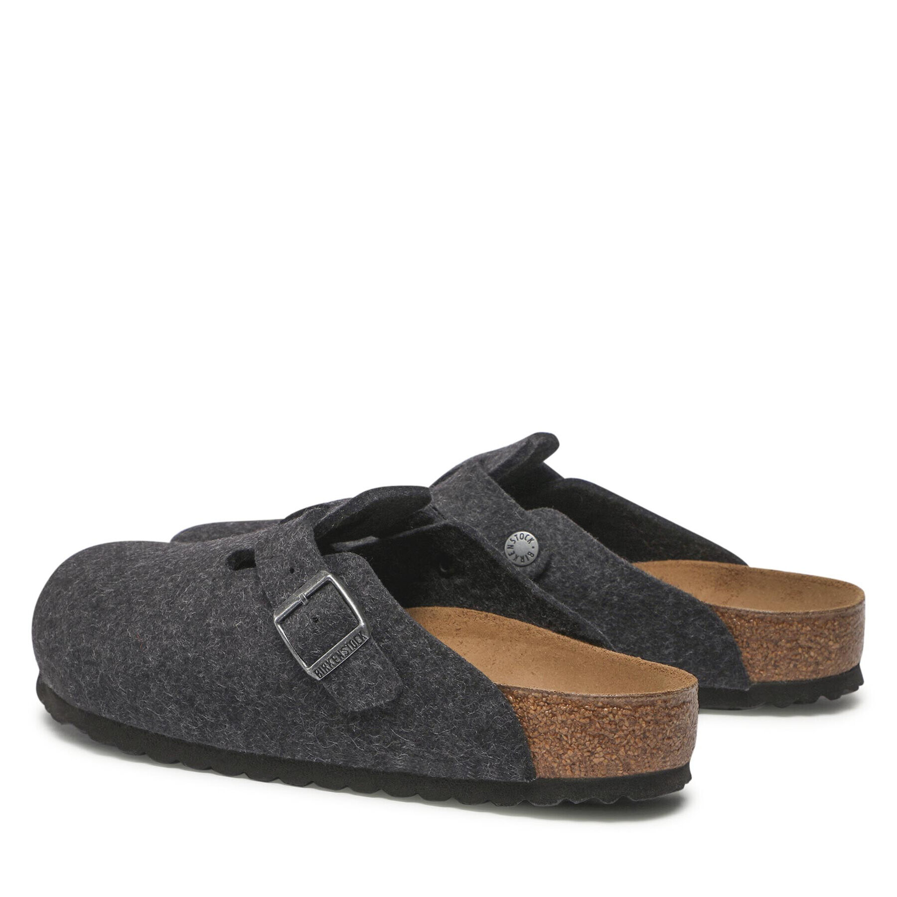 Birkenstock Чехли Boston Bs 160371 Сив - Pepit.bg