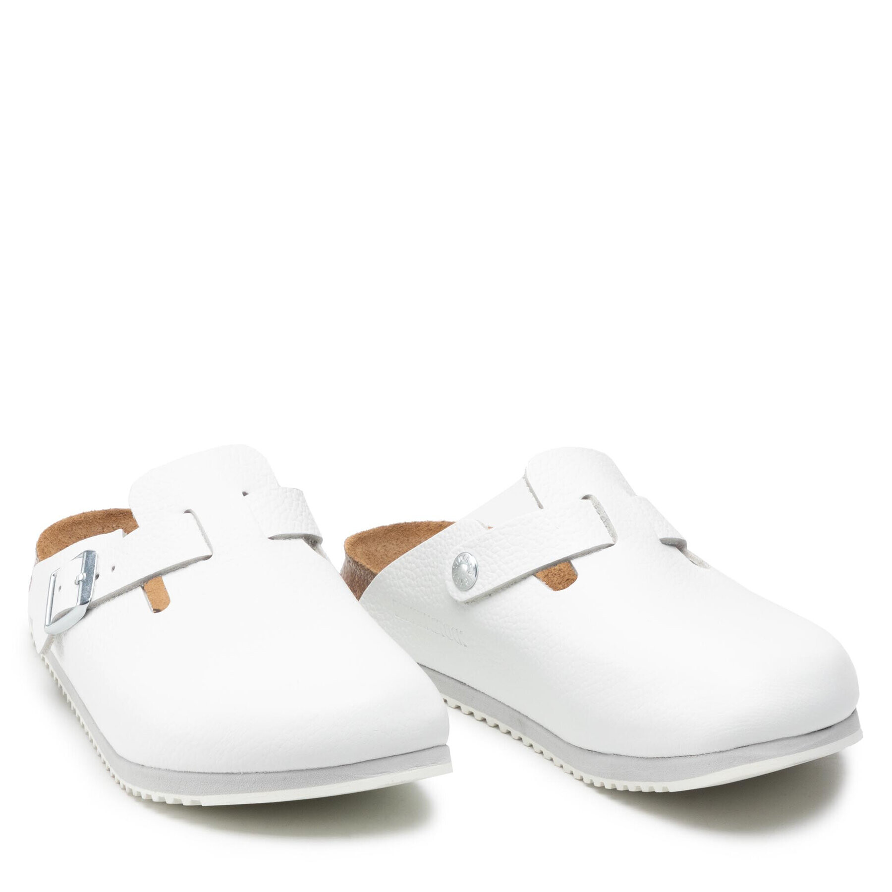 Birkenstock Чехли Boston Bs 60136 Бял - Pepit.bg