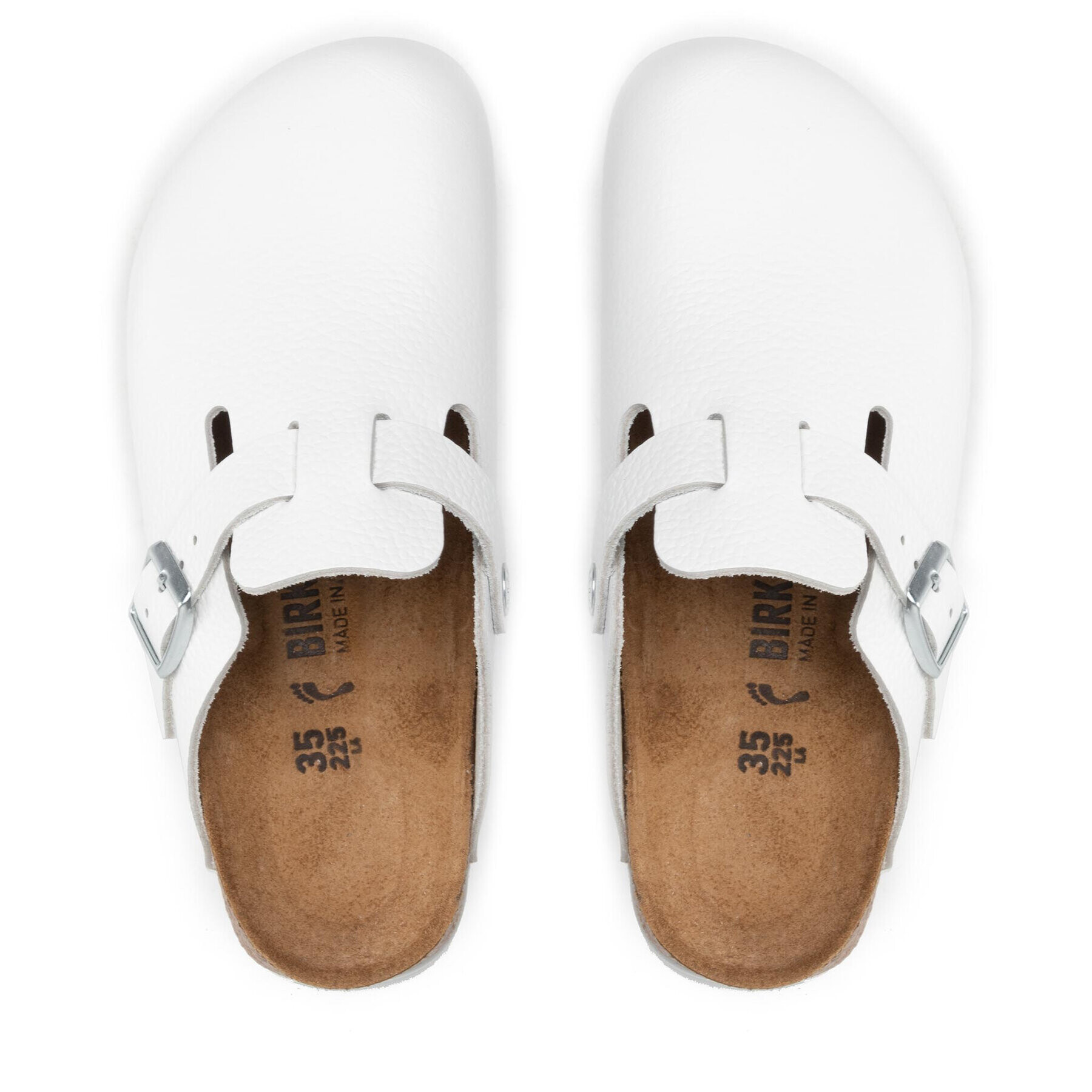Birkenstock Чехли Boston Bs 60136 Бял - Pepit.bg