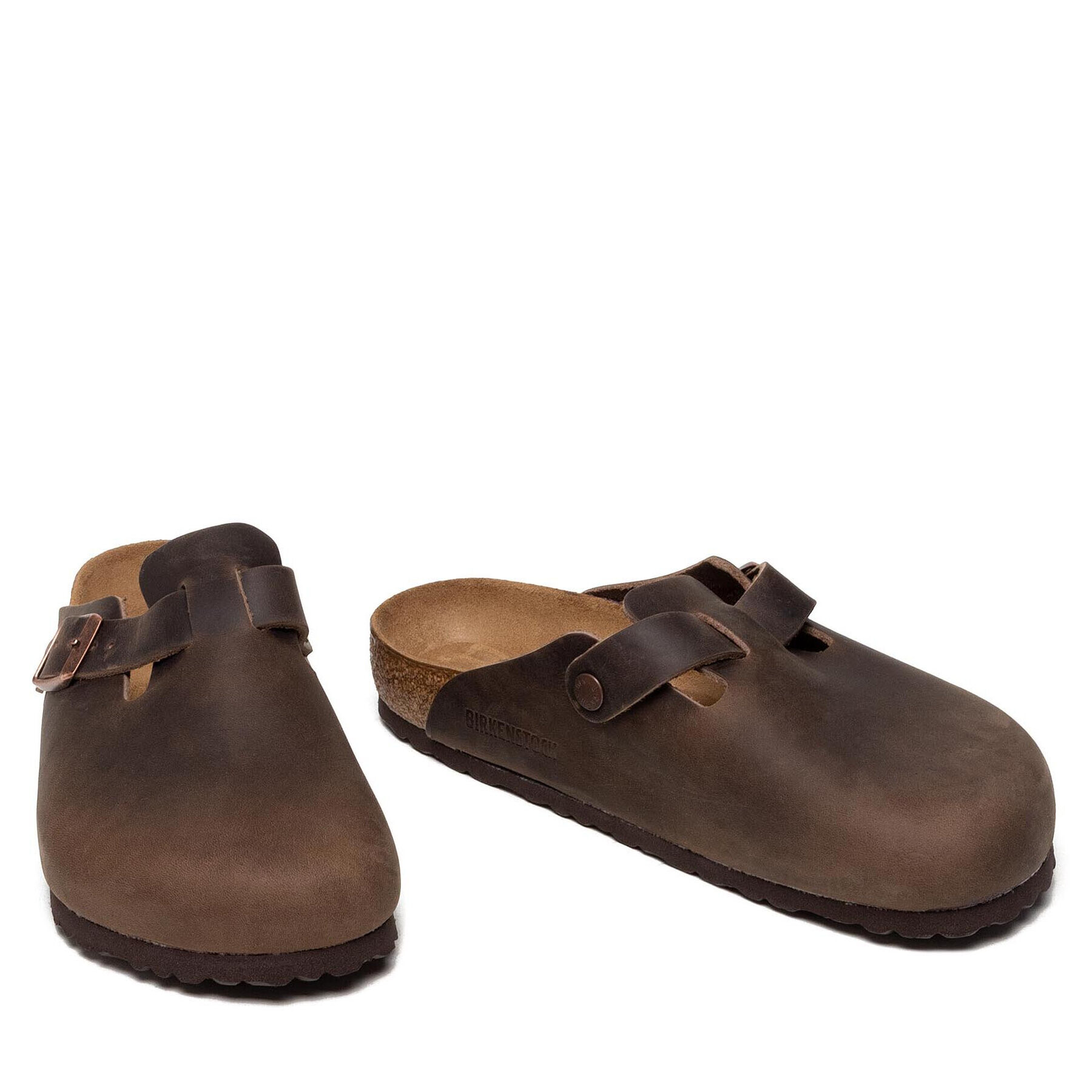 Birkenstock Чехли Boston Bs 860131 Кафяв - Pepit.bg