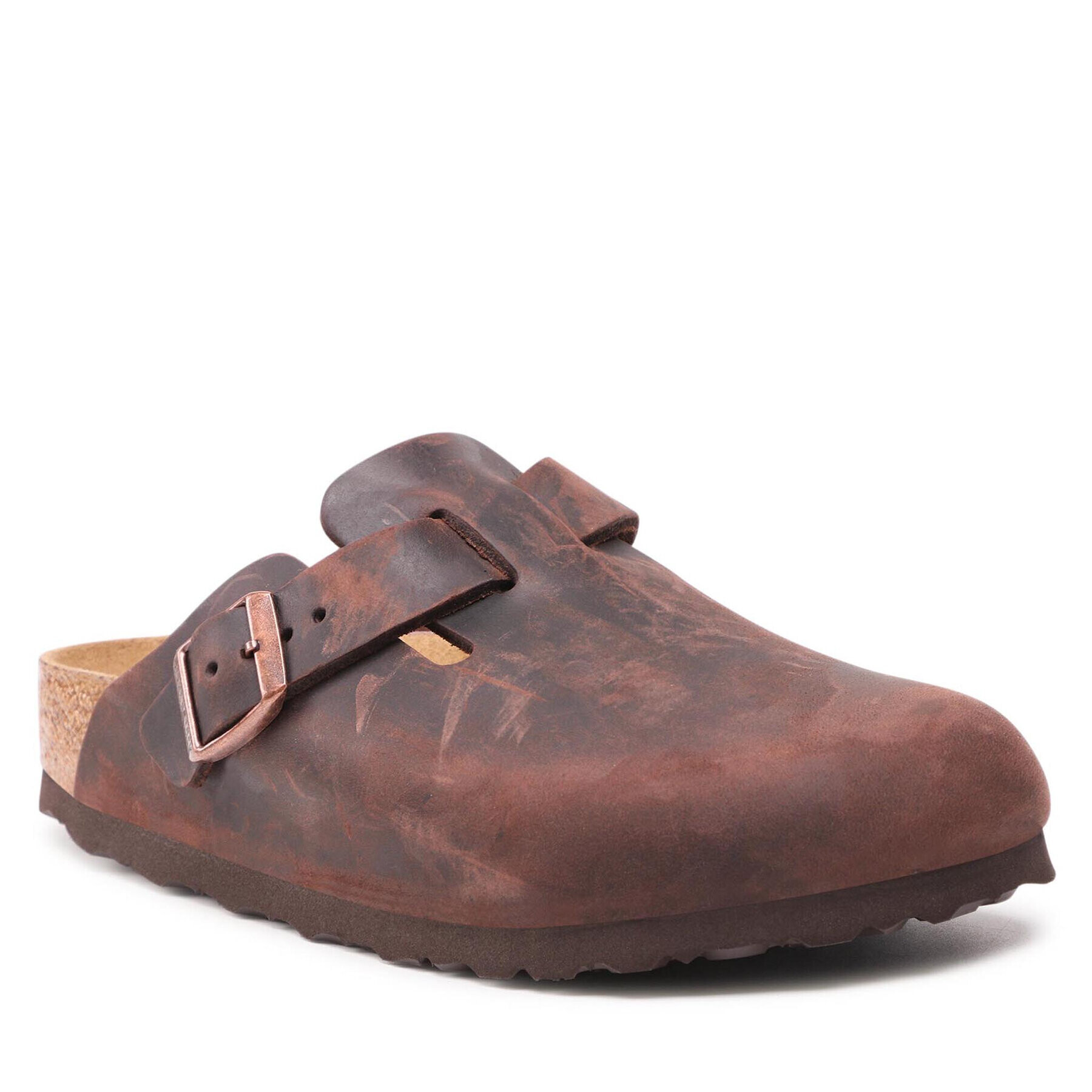 Birkenstock Чехли Boston Bs 860133 Кафяв - Pepit.bg