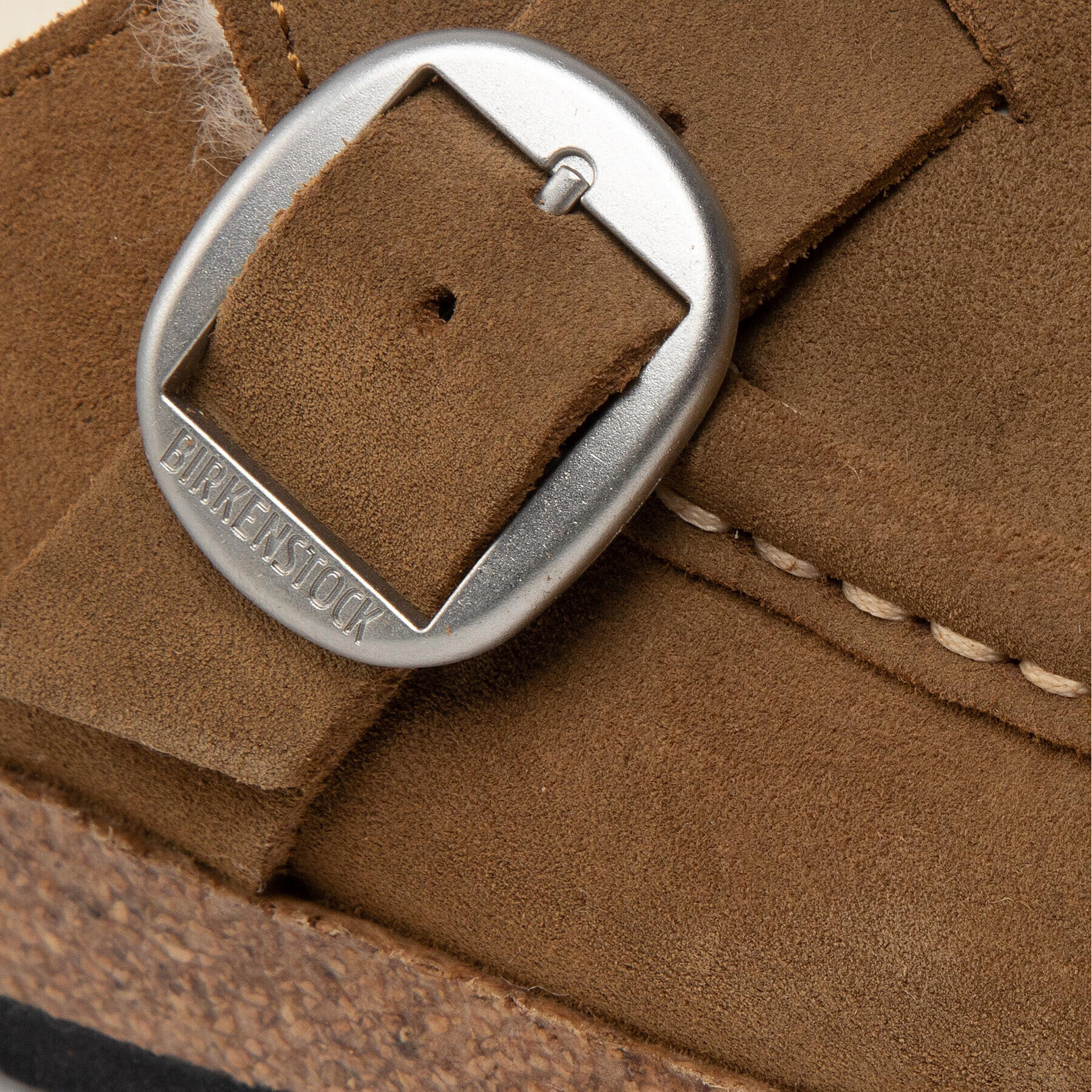 Birkenstock Чехли Buckley Shearling 1018127 Бежов - Pepit.bg