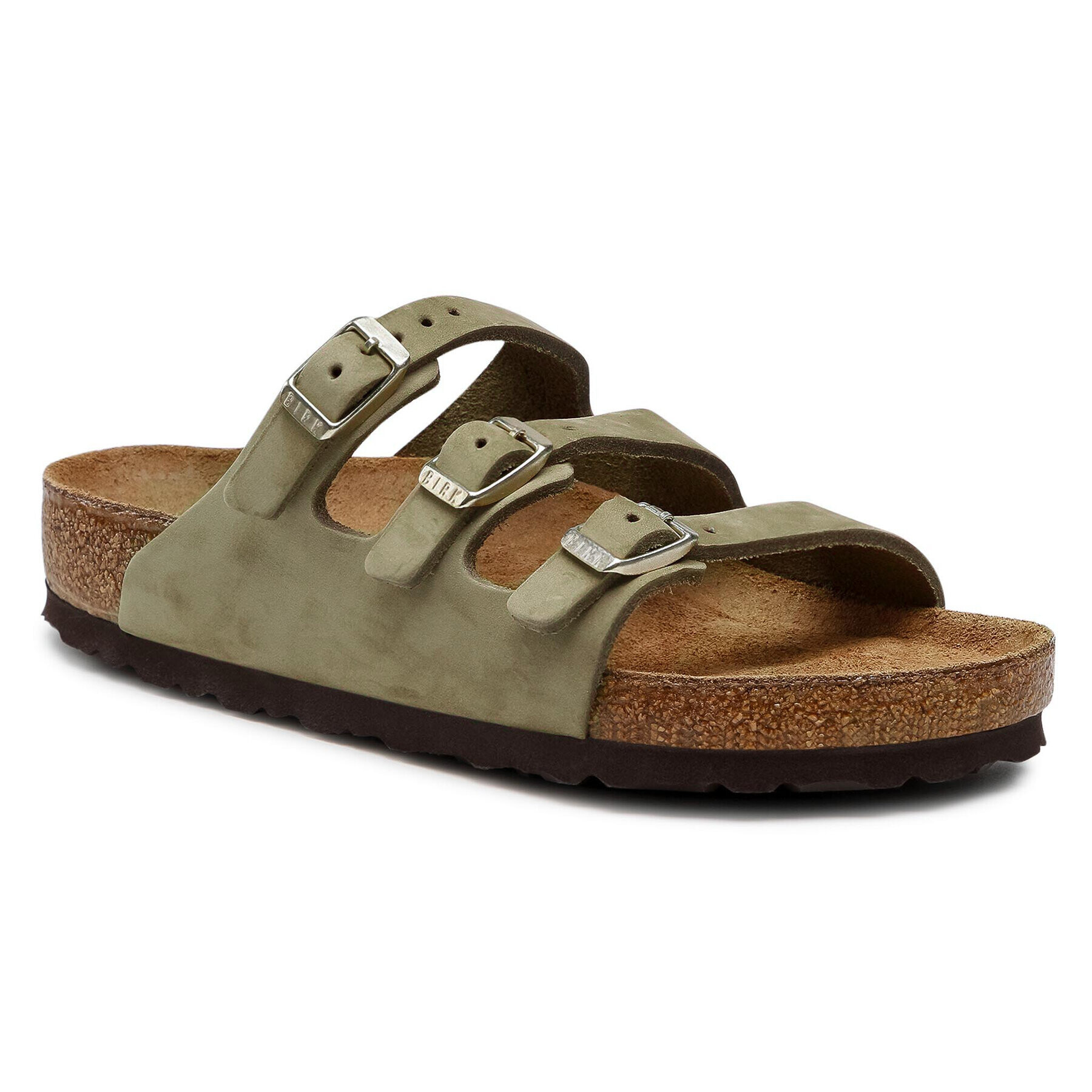 Birkenstock Чехли Florida Fresh Sfb 1018760 Зелен - Pepit.bg