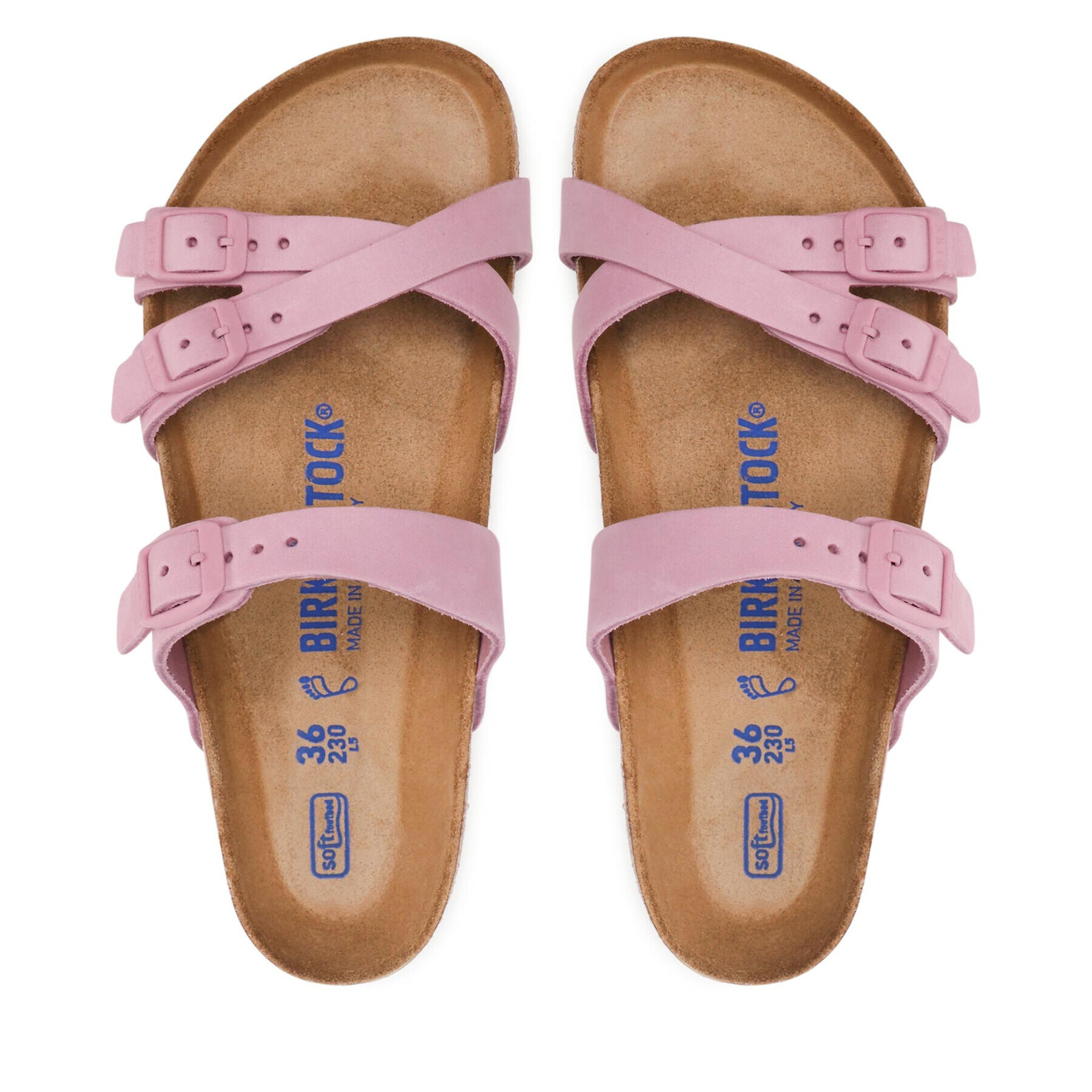 Birkenstock Чехли Franca 1021407 Розов - Pepit.bg