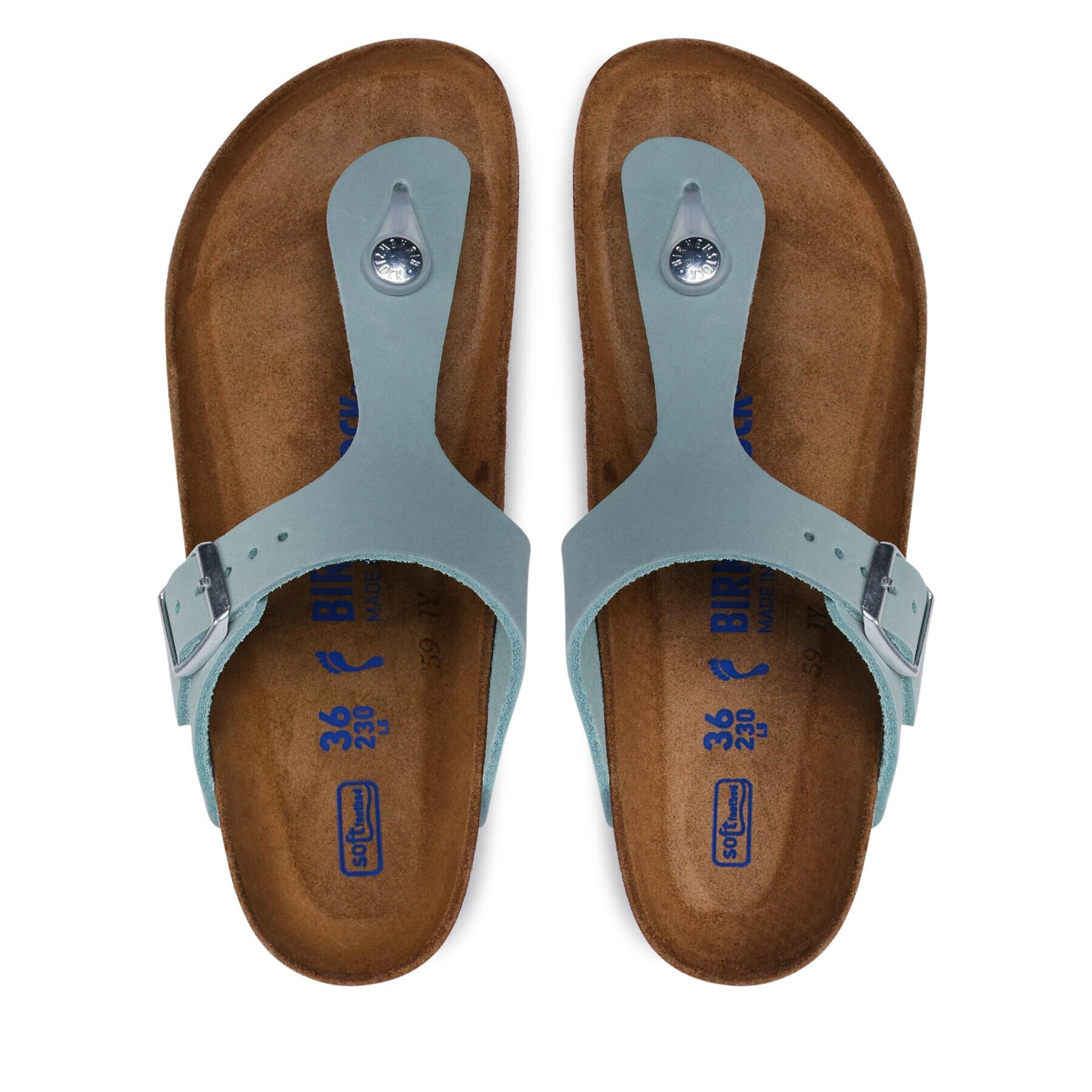 Birkenstock Чехли Gizeh Bs 1021719 Син - Pepit.bg