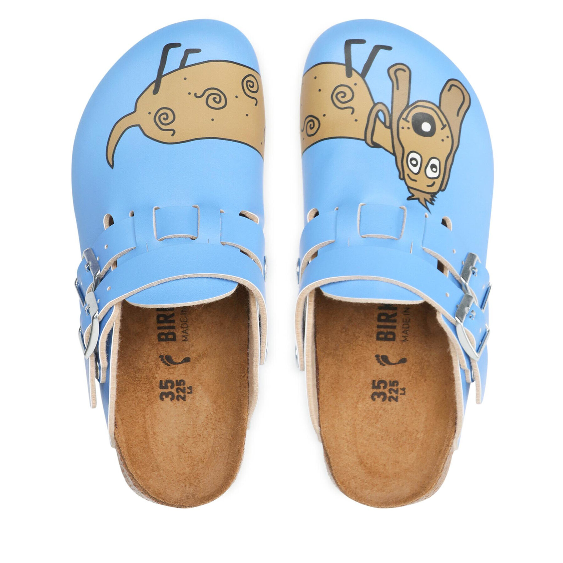 Birkenstock Чехли Kay Prof 0582536 Син - Pepit.bg
