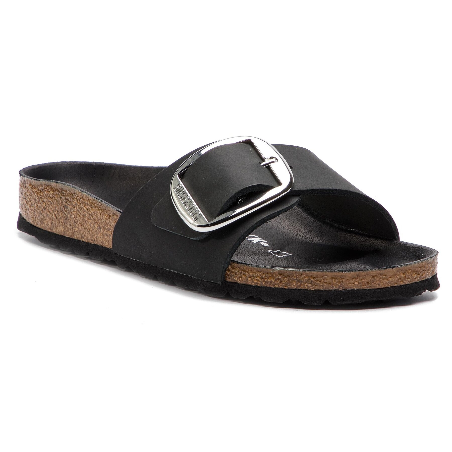 Birkenstock Чехли Madrid Big Buckle 1006523 Черен - Pepit.bg