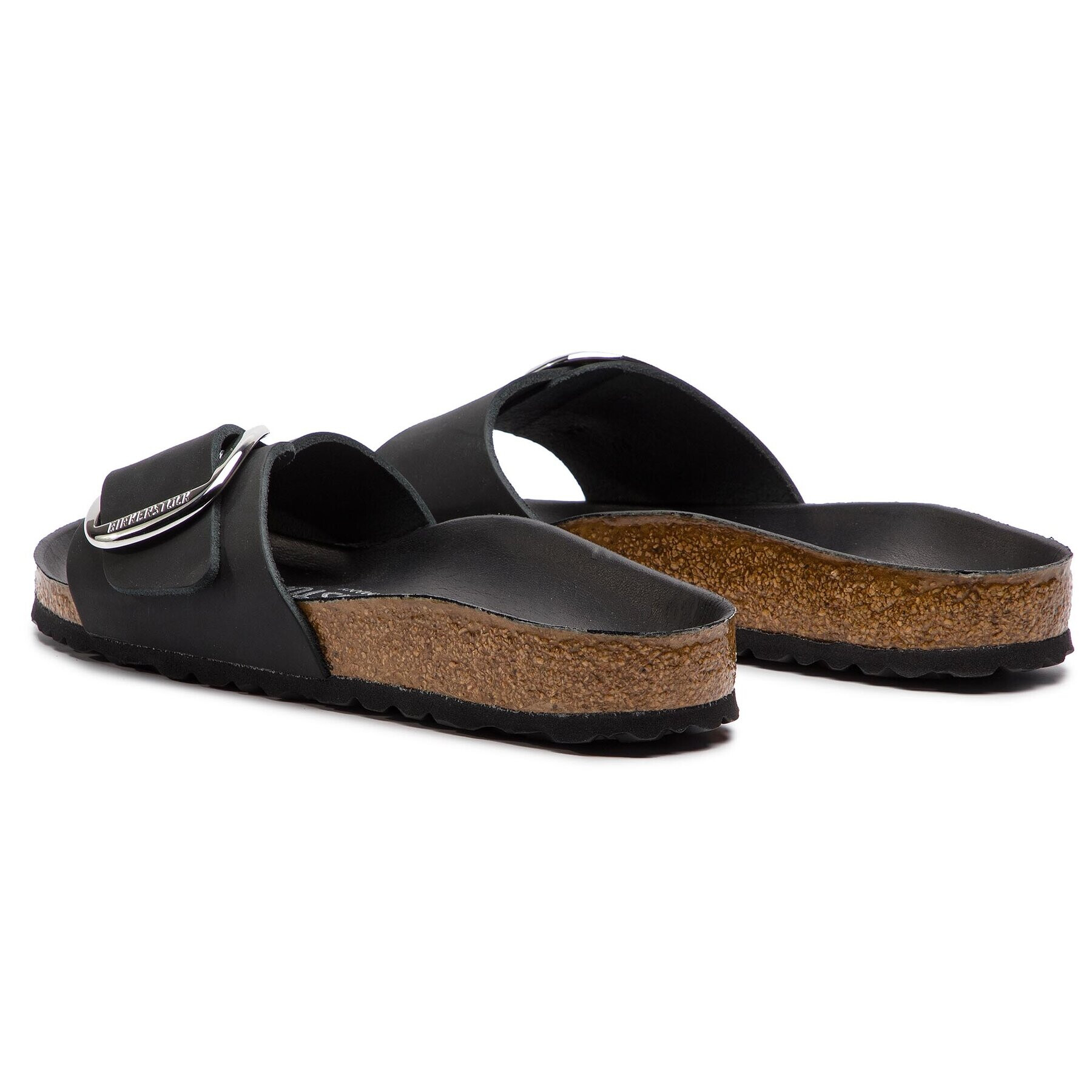 Birkenstock Чехли Madrid Big Buckle 1006523 Черен - Pepit.bg