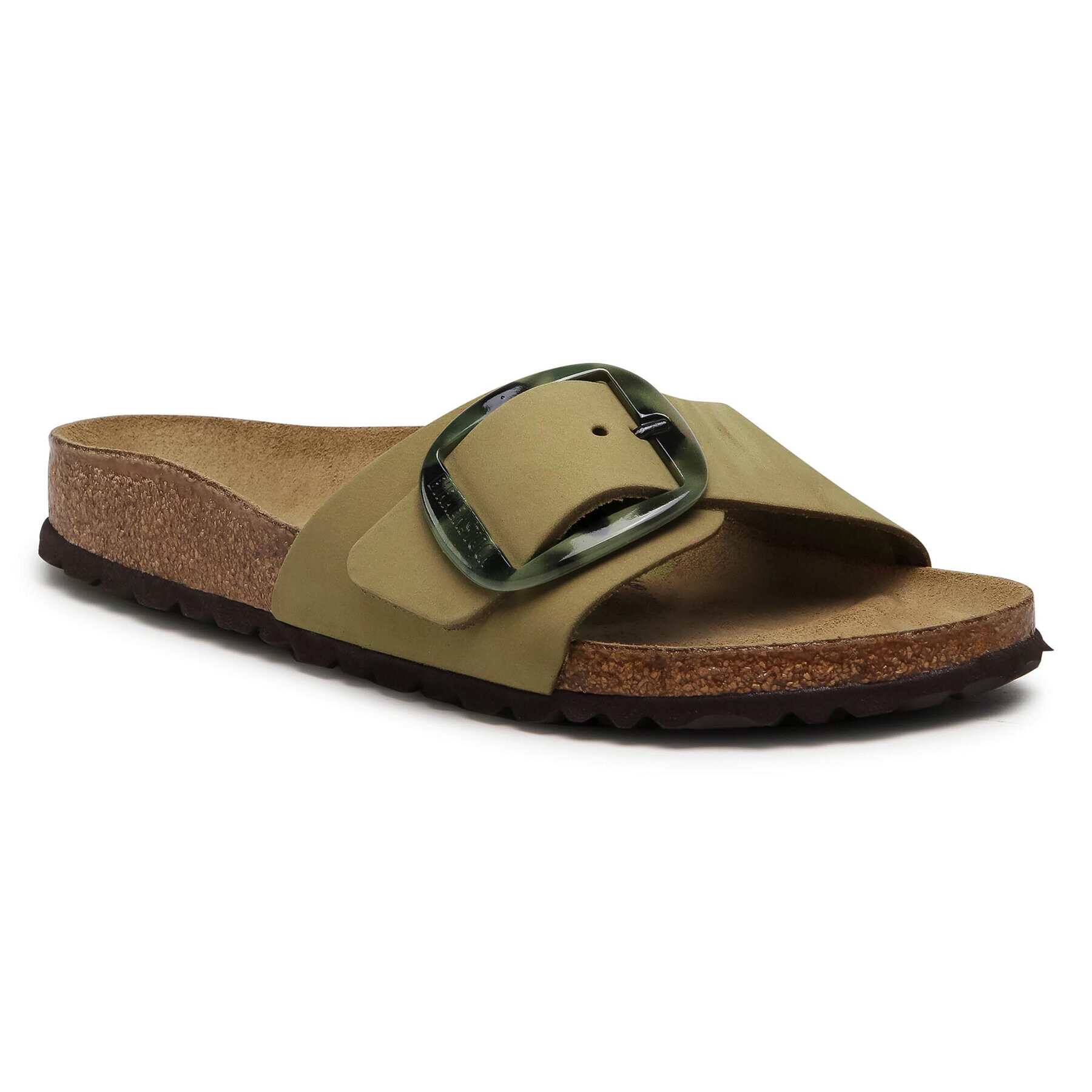 Birkenstock Чехли Madrid Big Buckle 1018726 Зелен - Pepit.bg
