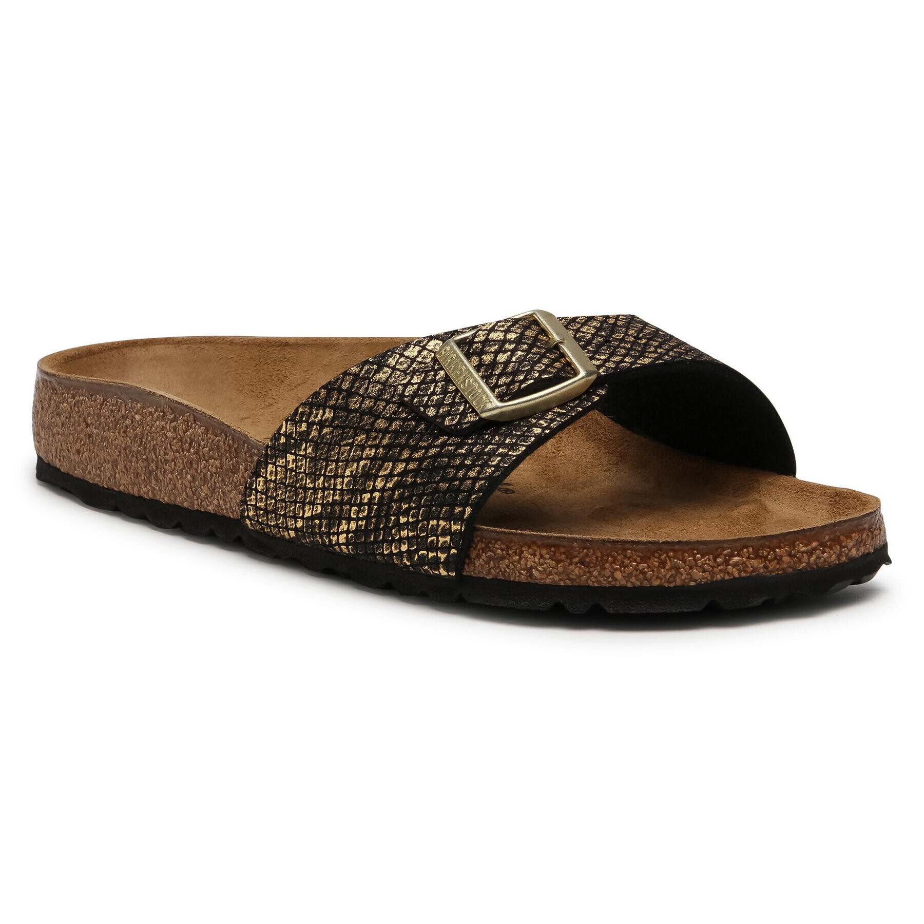 Birkenstock Чехли Madrid BS 1018666 Златист - Pepit.bg