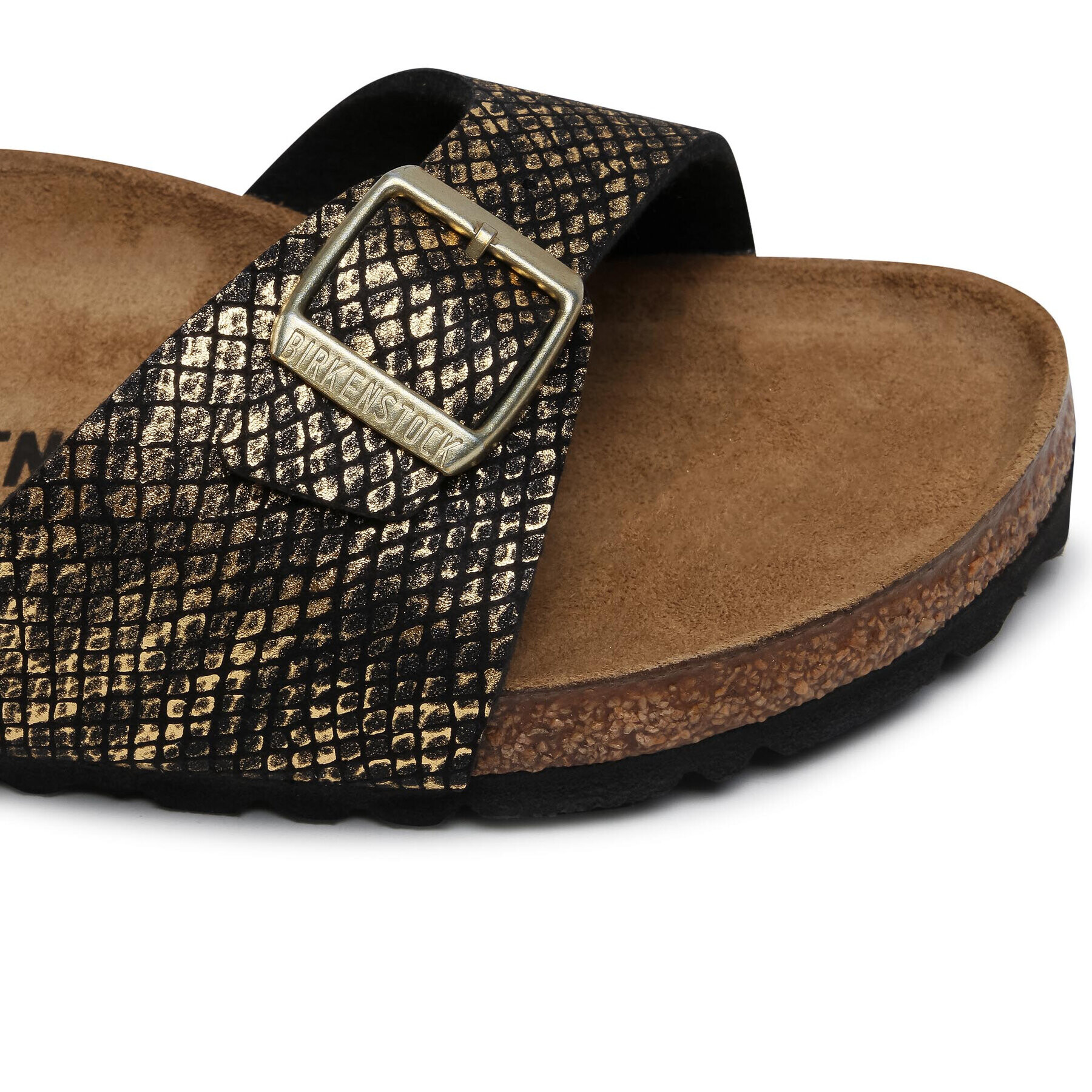Birkenstock Чехли Madrid BS 1018666 Златист - Pepit.bg