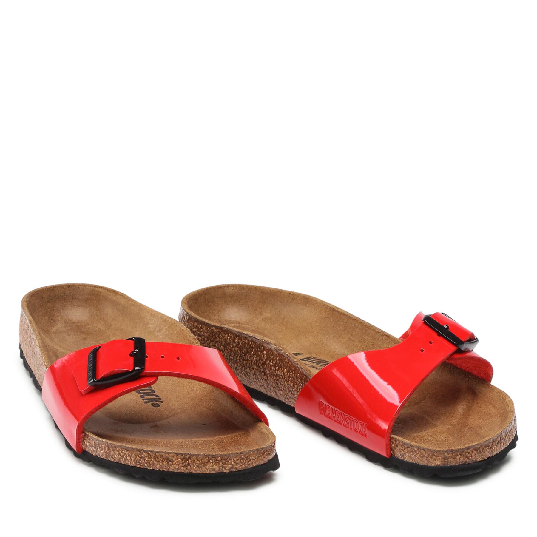 Birkenstock Чехли Madrid Bs 1019460 Червен - Pepit.bg